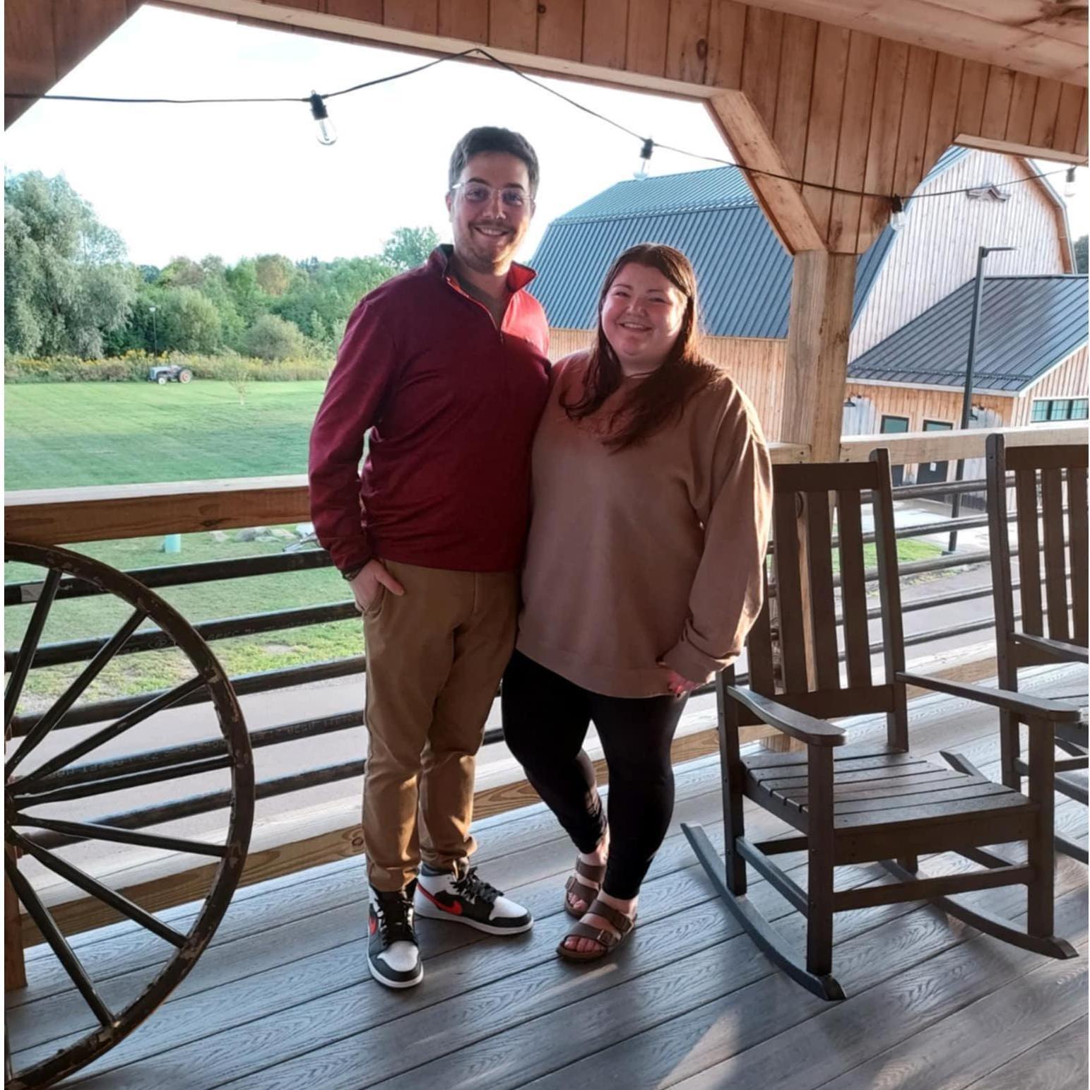 When we picked our wedding venue!