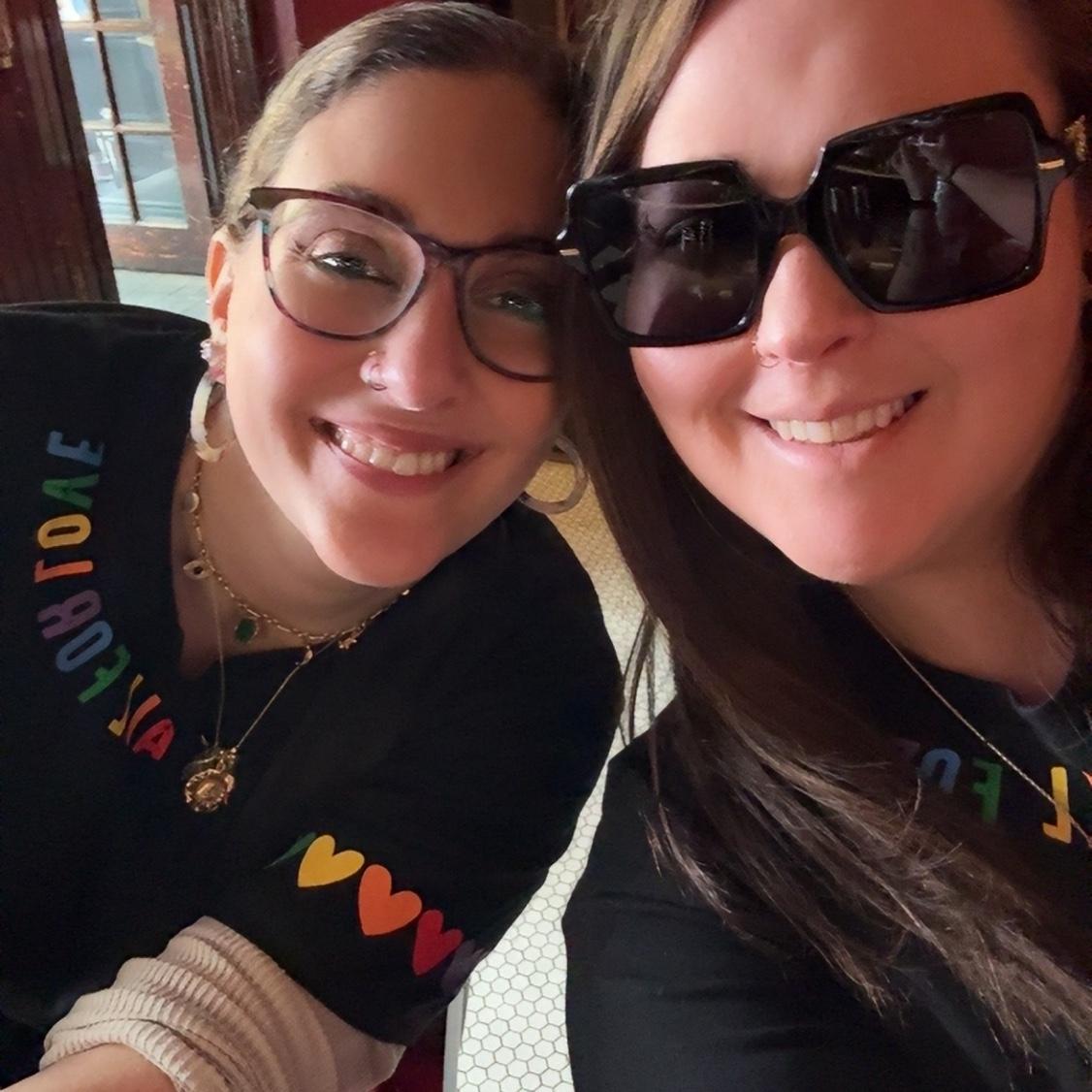 at my first pride festival in philly.