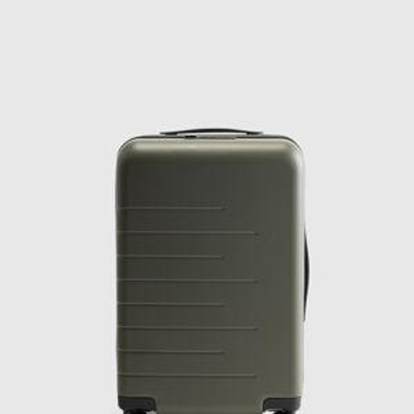Expandable Carry-On Suitcase - Olive