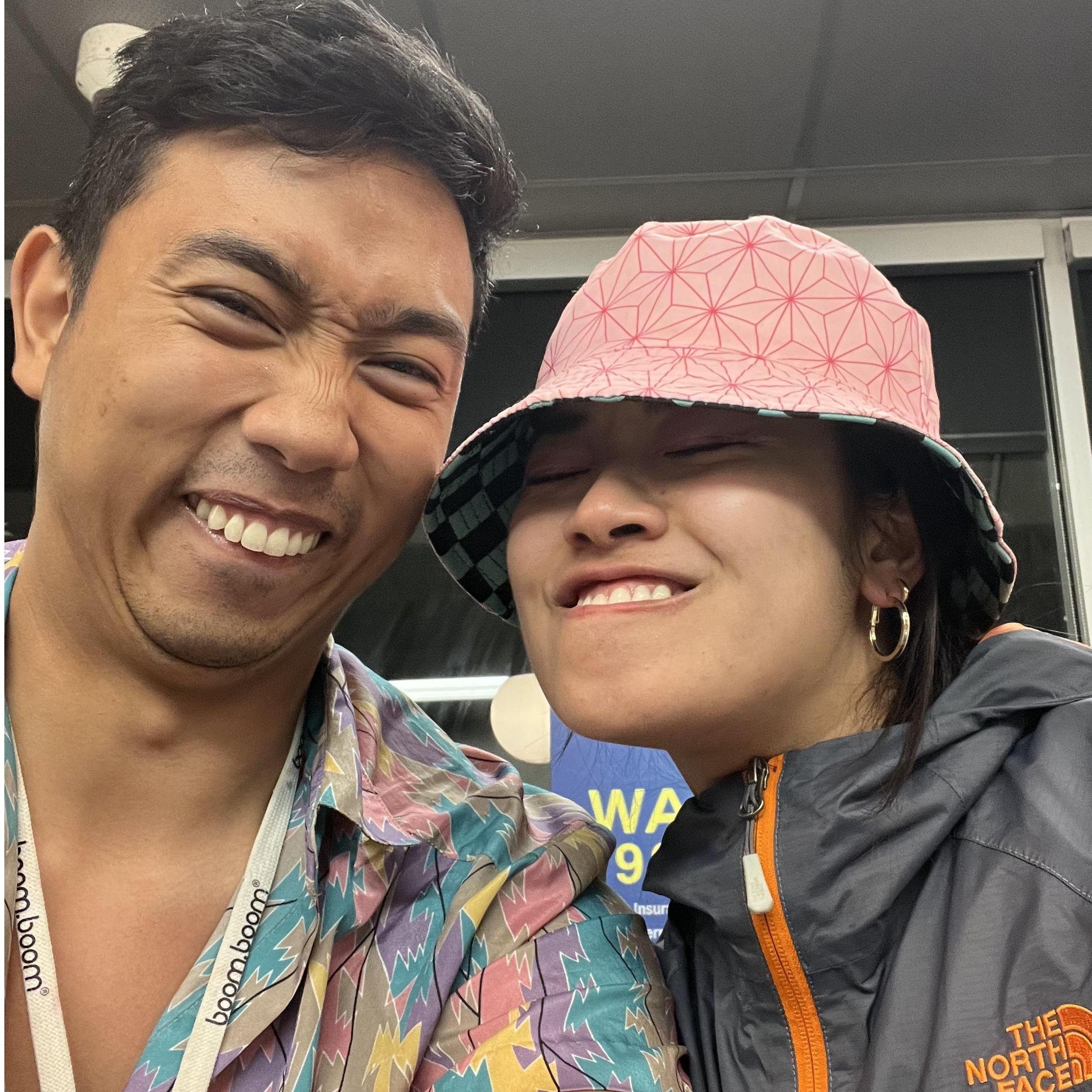 The night of our first engagement (don't ask)