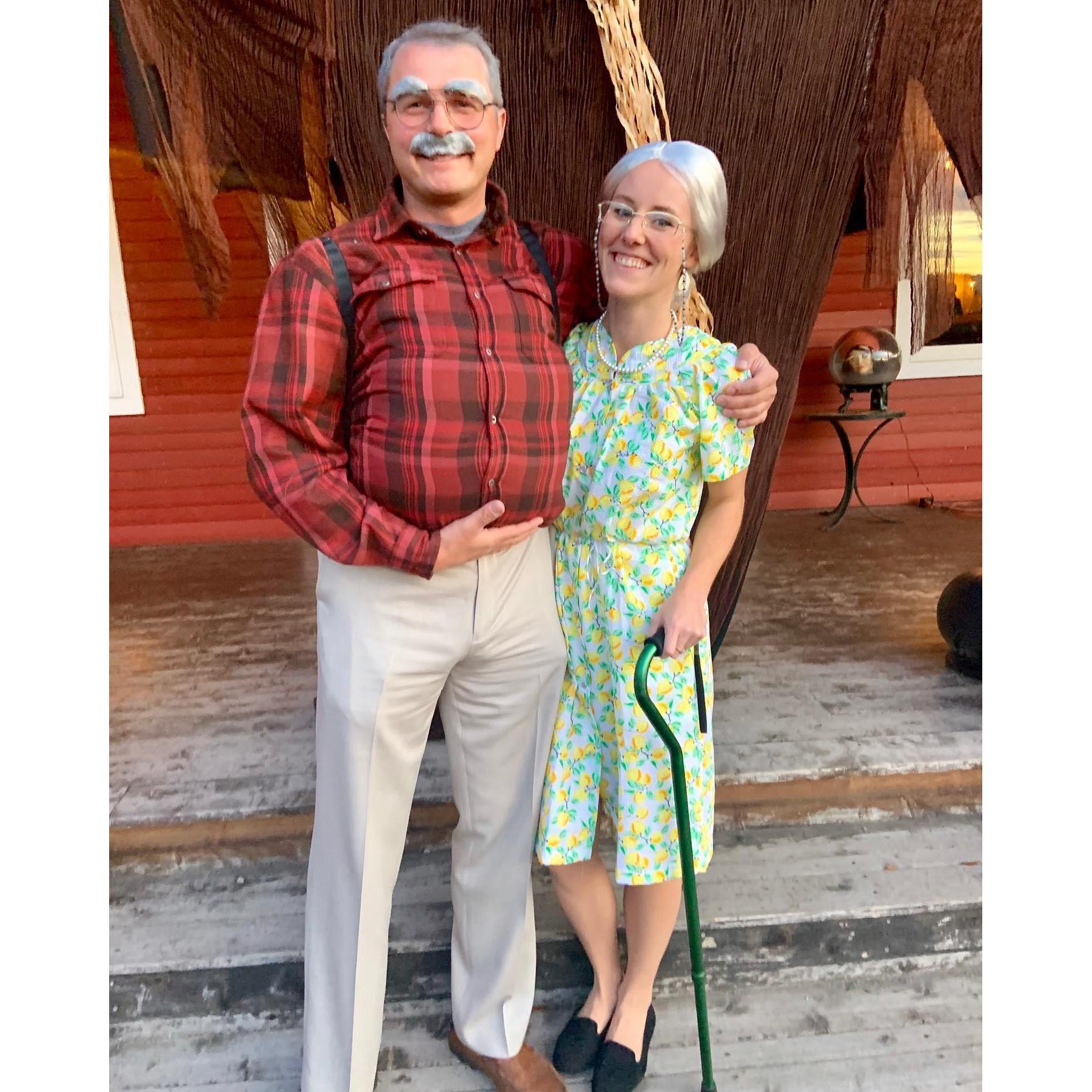 A futuristic shot of us as an old married couple!