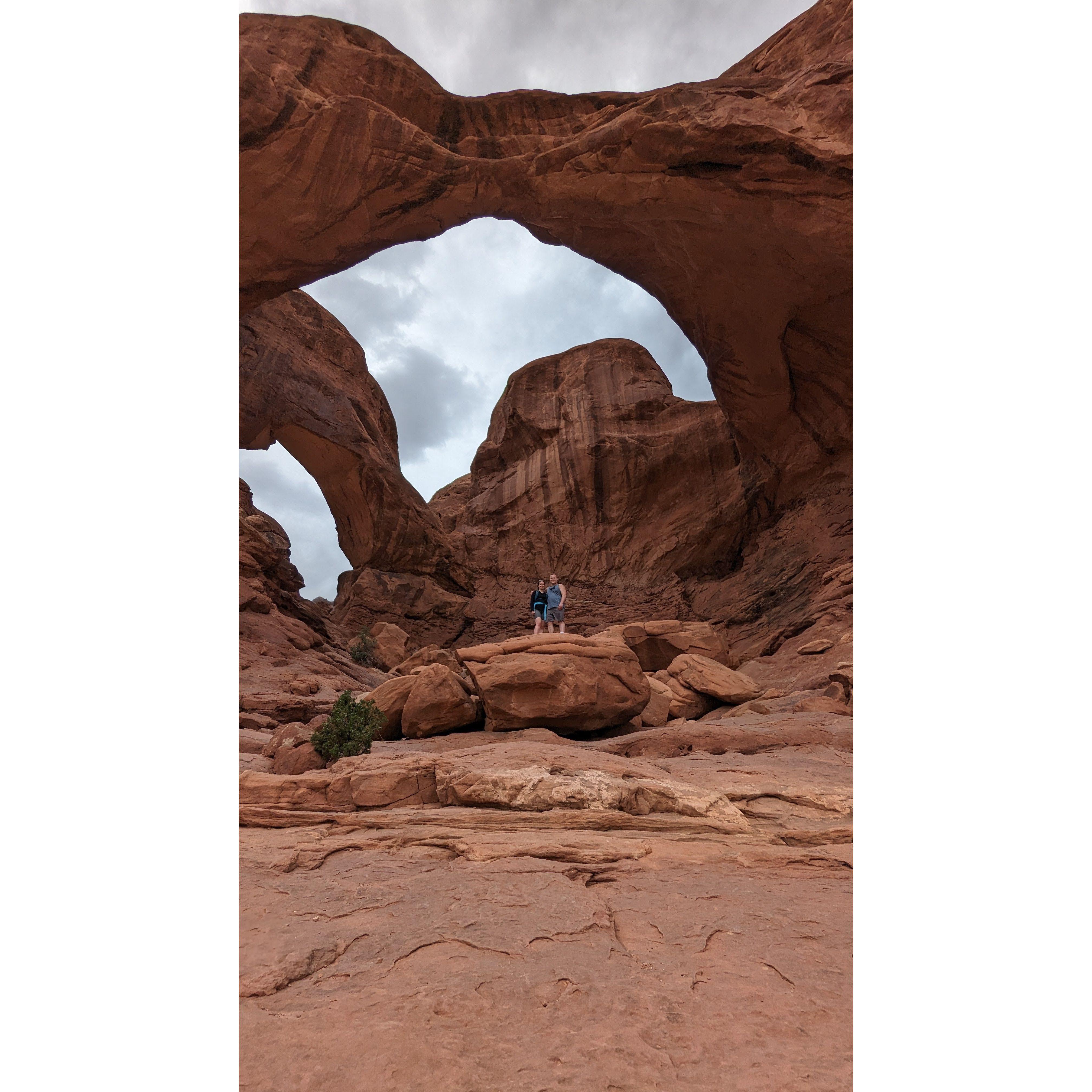 Arches National Park (Utah, 2024 - yes we promise that's us)