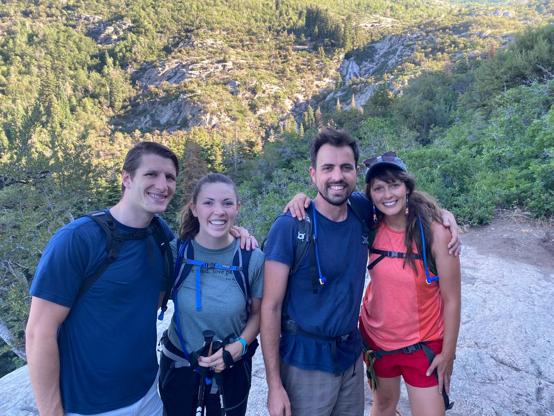 Hiking with family in Utah