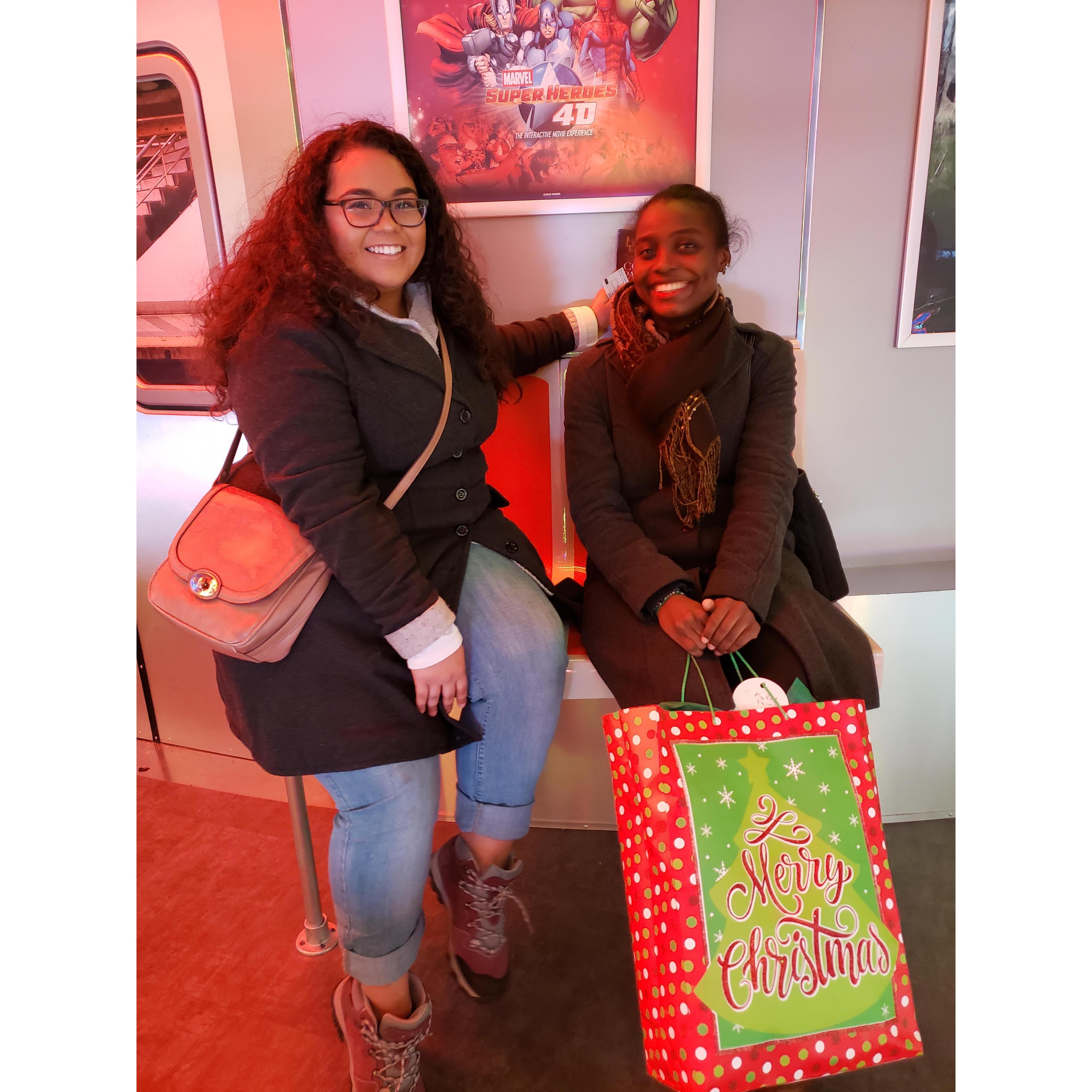 Christmas shopping in NYC with Patty