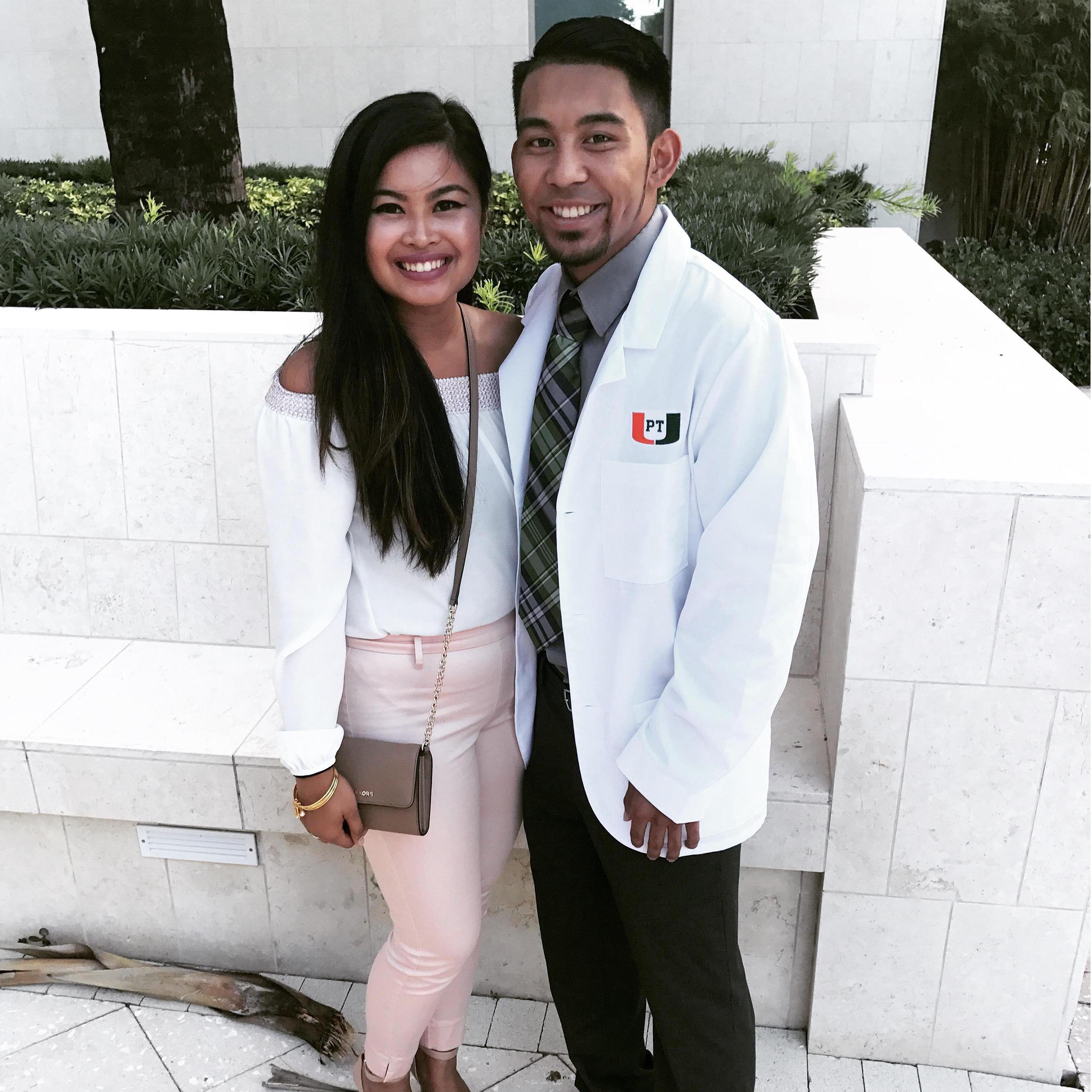 Derrick's White Coat Ceremony 2017