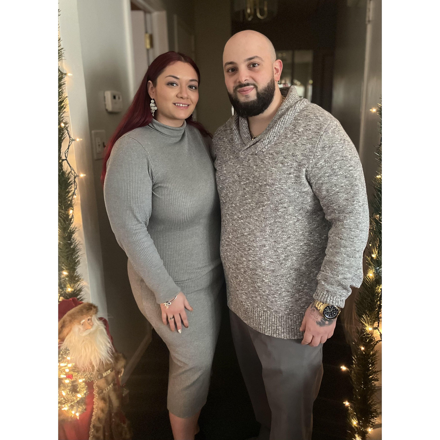 Our 1st Christmas together.