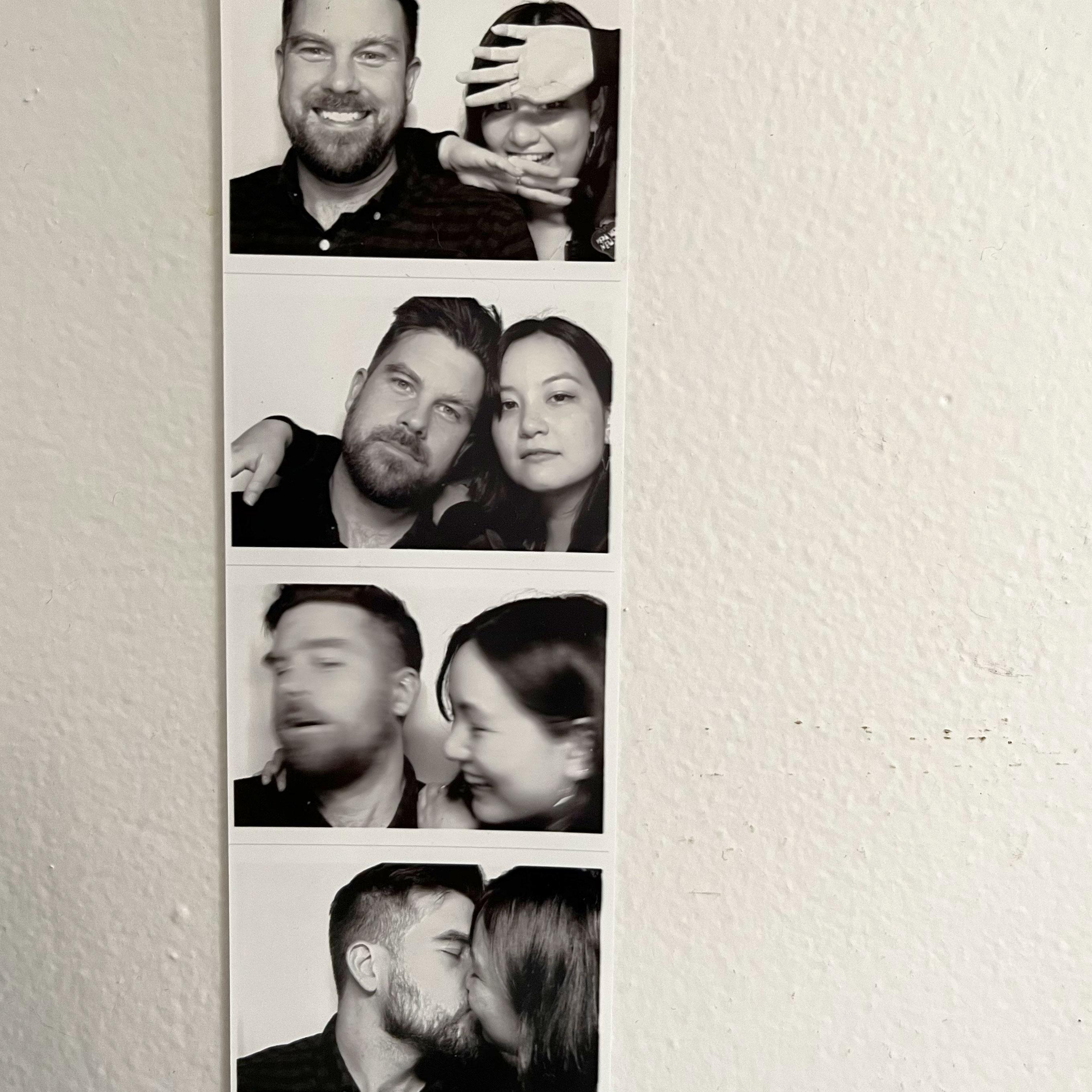 First date photo booth!
