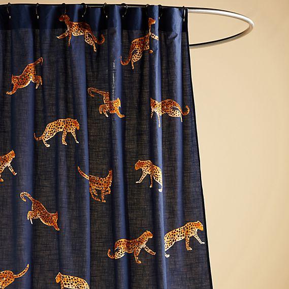 Nathalie Lete Organic Cotton Shower Curtain