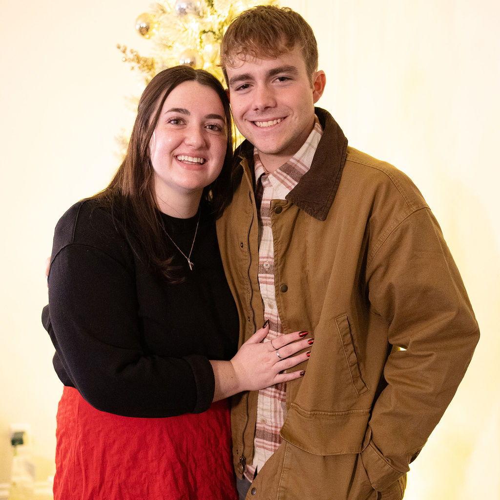 Spending time after graduation and before Christmas, in each others company