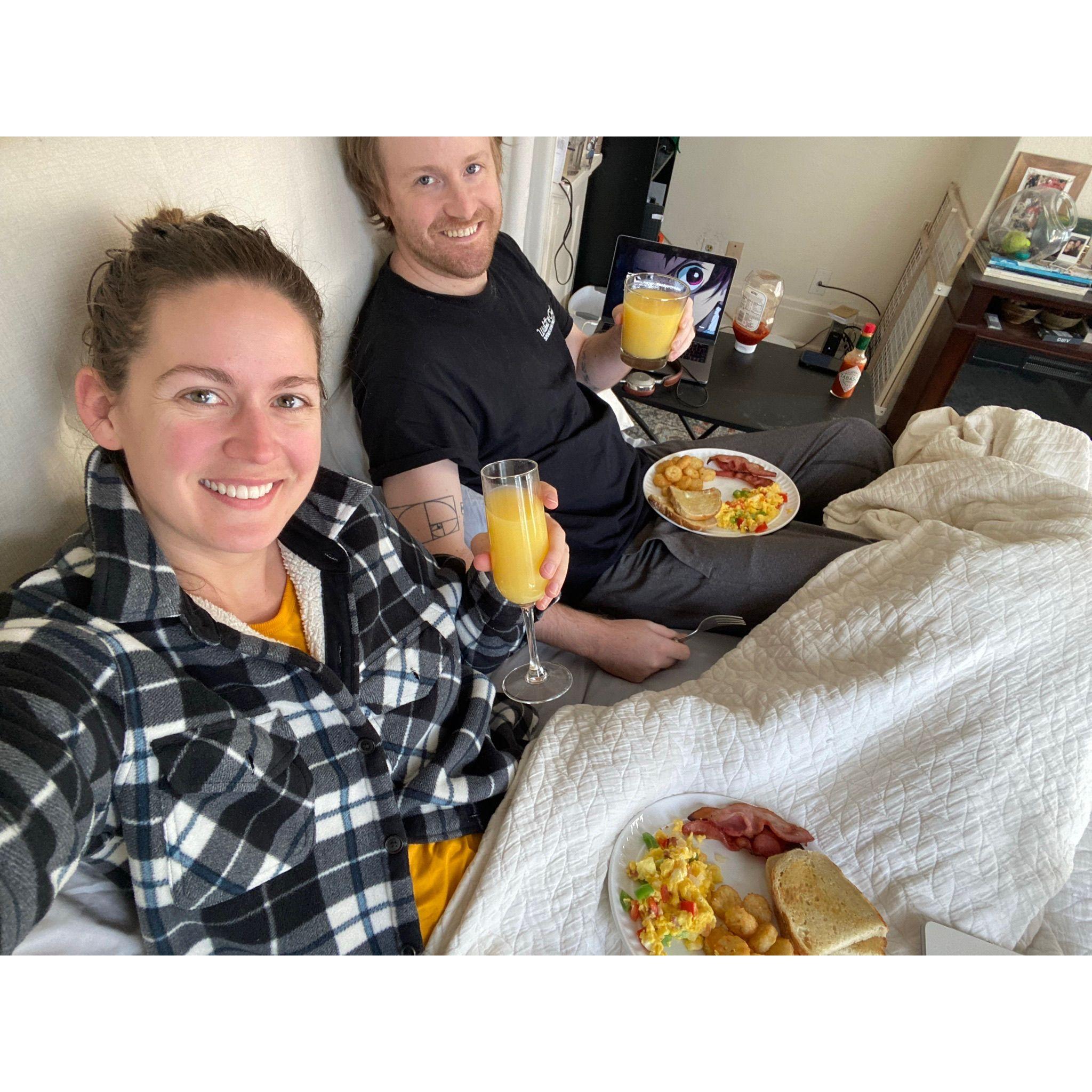 2020 - New Years Morning. We were so, so stupidly optimistic.