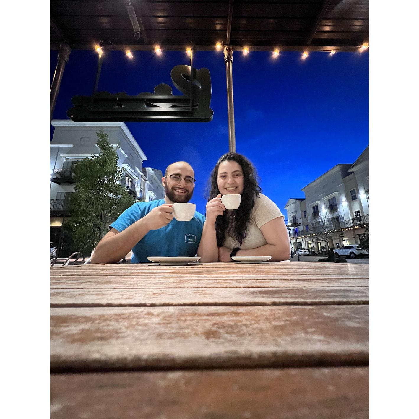 One of our many coffee dates! - 2023