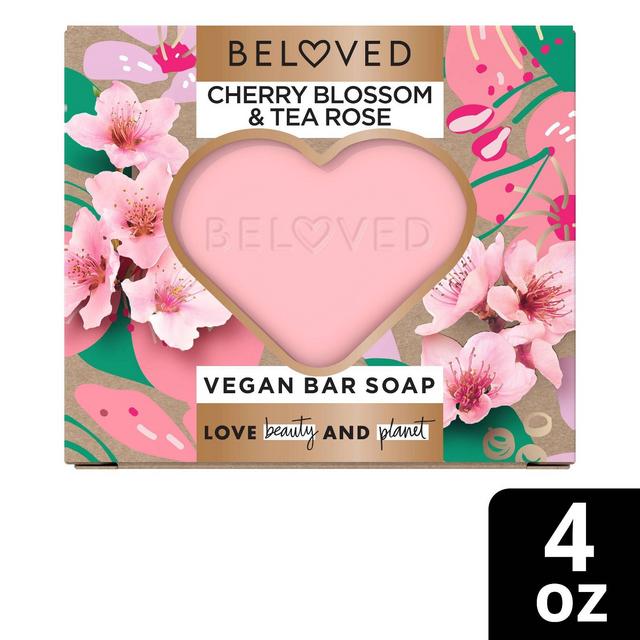 Beloved Cherry Blossom & Tea Rose Bath Bar Soap - 4oz