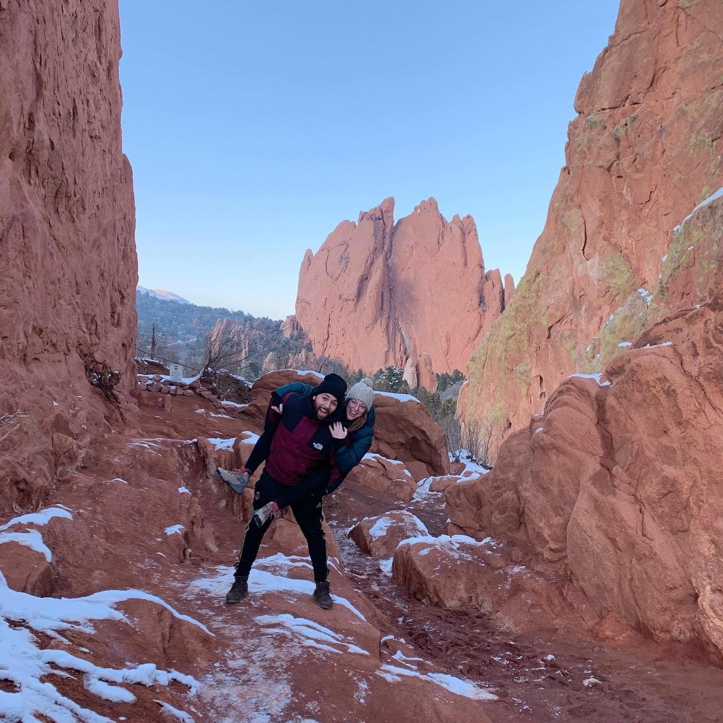 First time Jose met my grandmother and aunt and also his first visit to Garden of the Gods.
