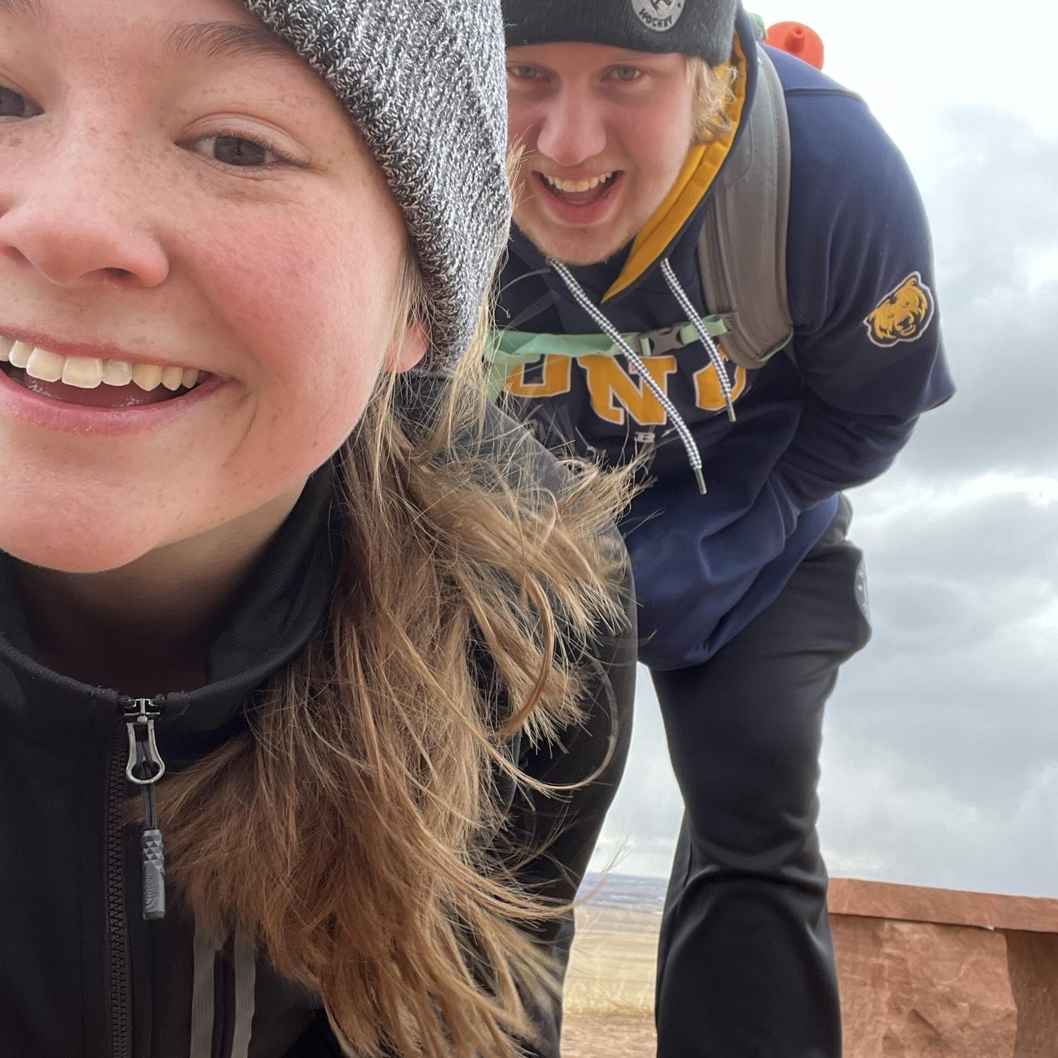 Went for another windy day of hiking.