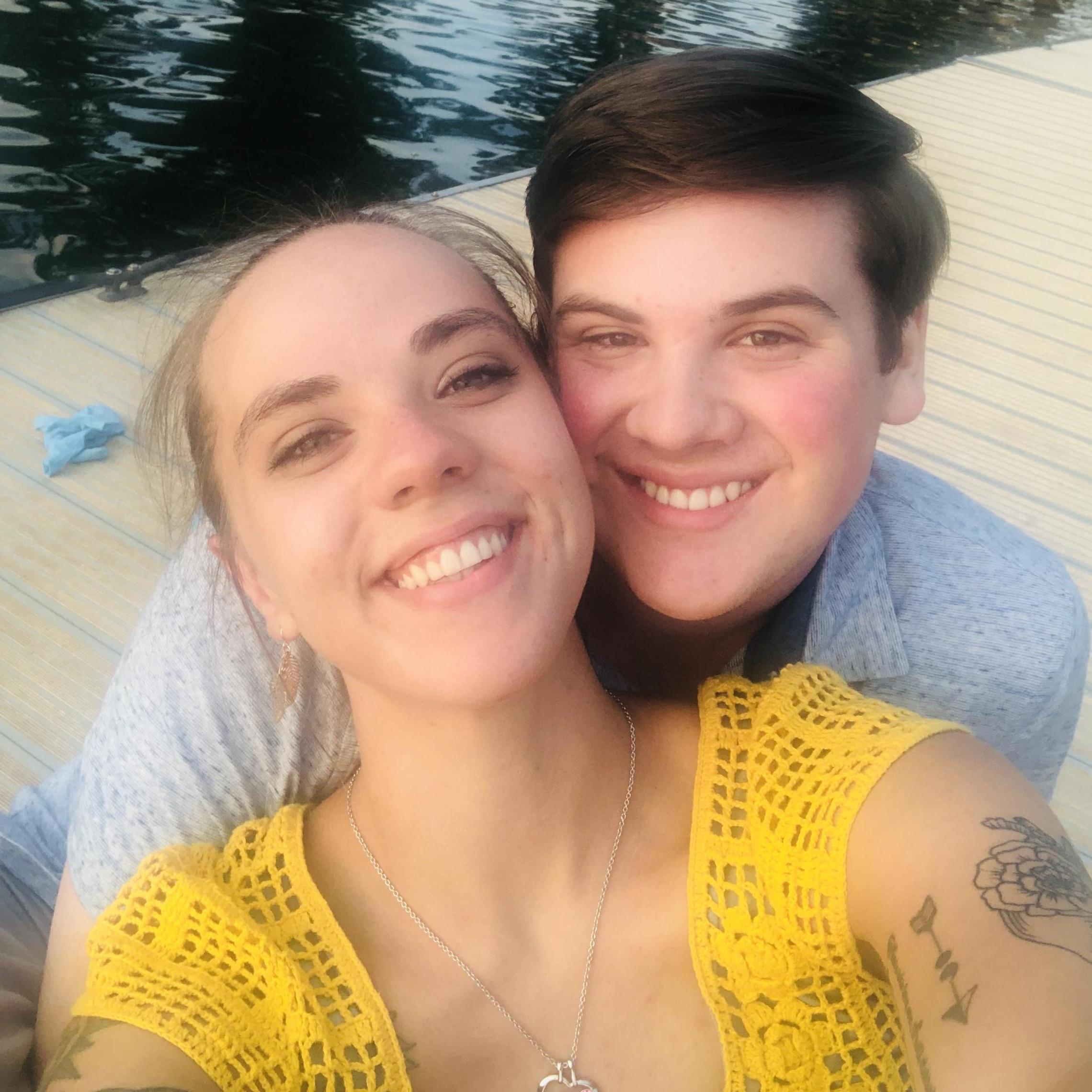 The first time Erinn met Andrew's parents. July  2019.