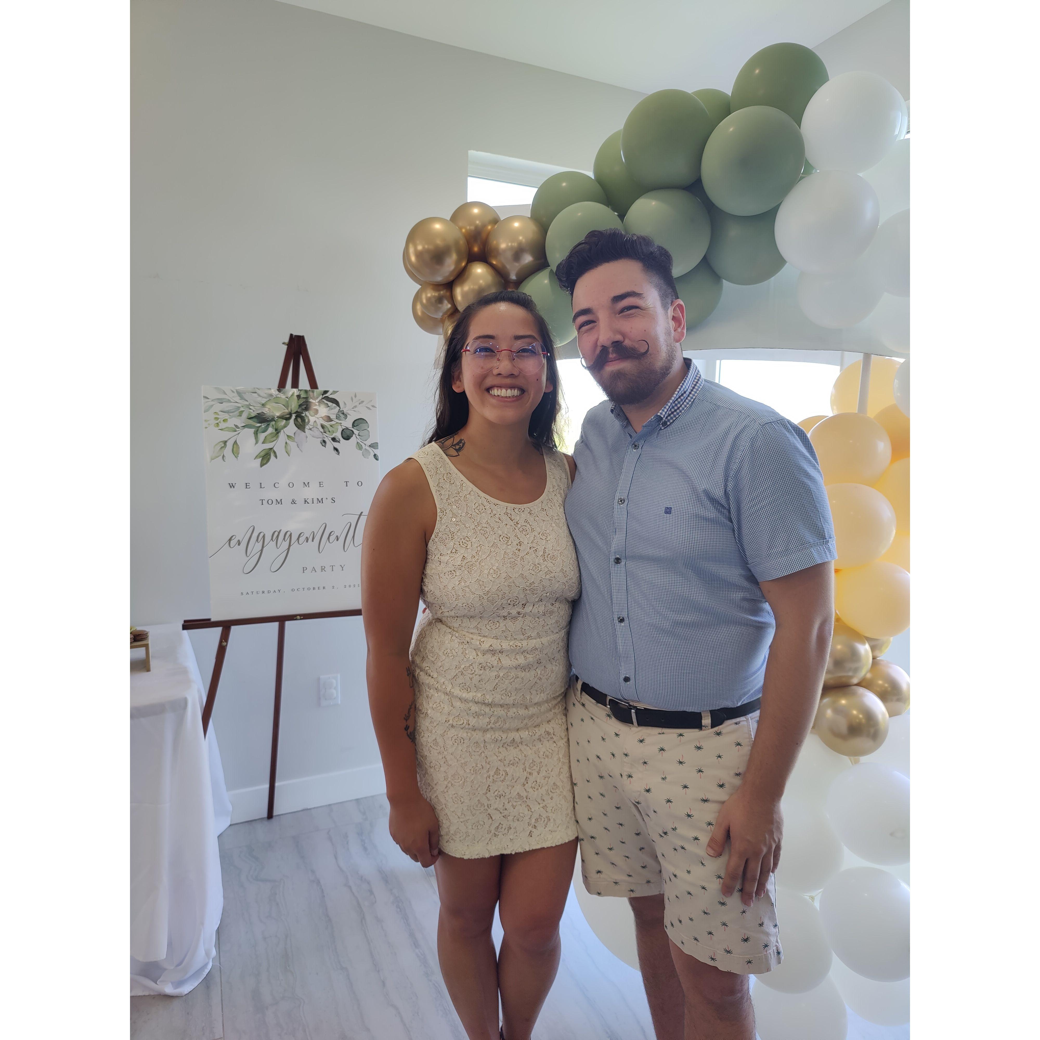 Celebrating our engagement!
