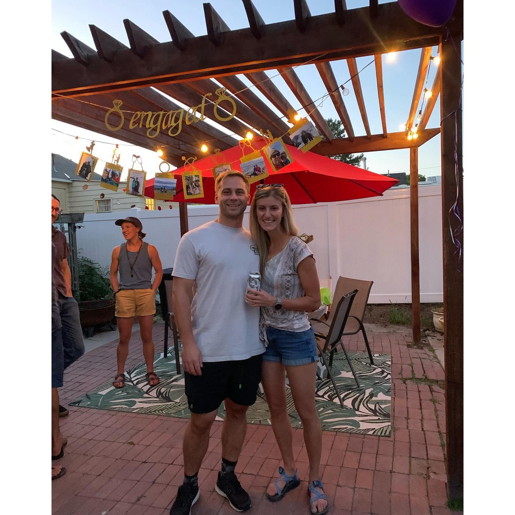 A surprise engagement party thrown by our friend Jen!