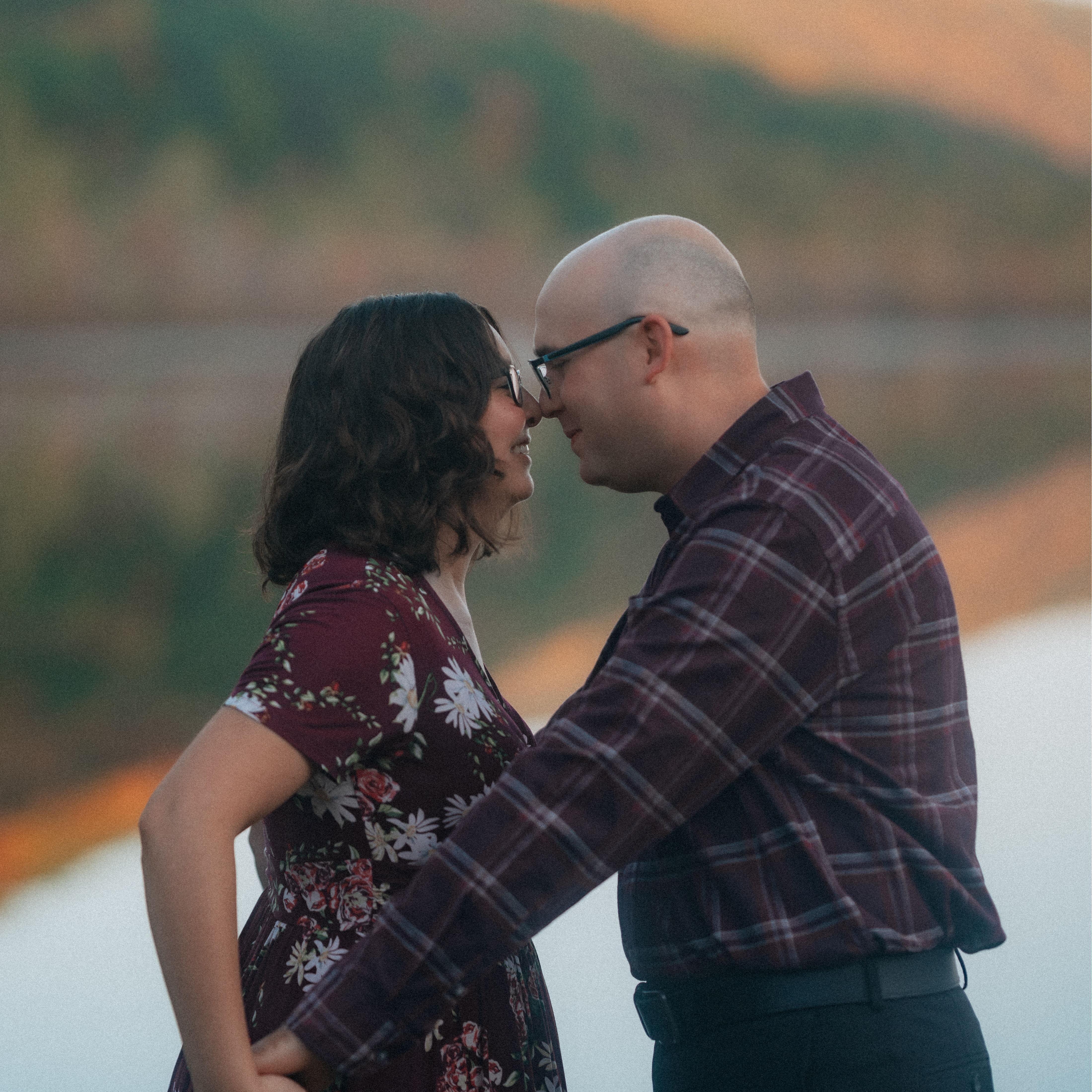 Labrador Hollow Unique Area. October 2023. Engagement photo session with Kat and Corey.