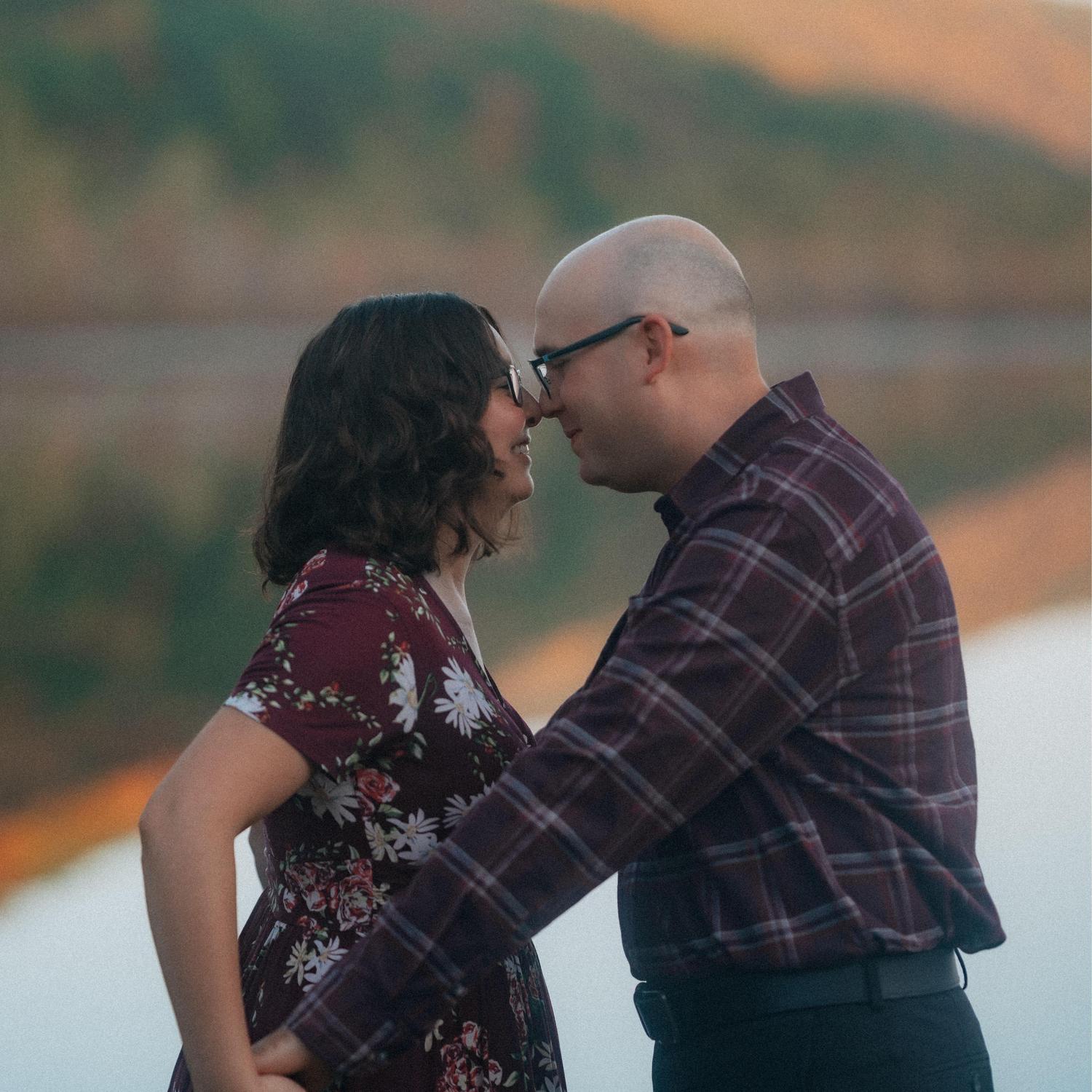 Labrador Hollow Unique Area. October 2023. Engagement photo session with Kat and Corey.