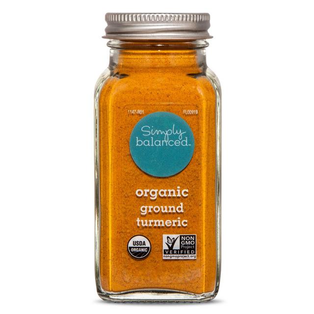 Organic Ground Turmeric - 3.3oz - Simply Balanced™