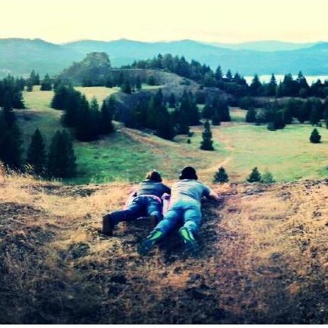 One of our first times going shooting together! A favorite past time of ours!