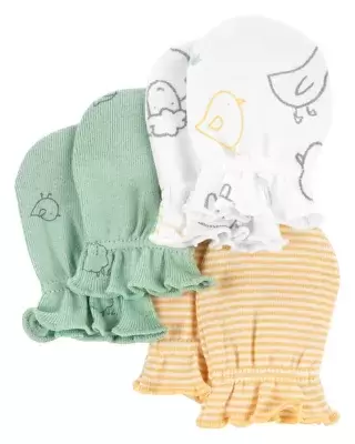 carter's® 3-Pack Mittens in Ivory