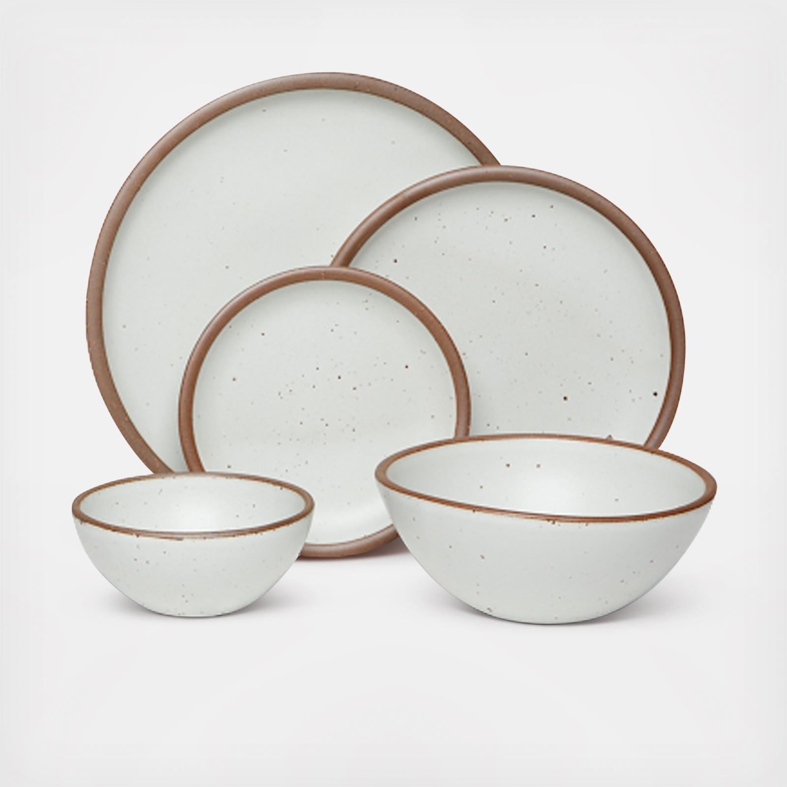 East Fork Pottery, Potters 5-Piece Dinnerware Set, Service for 1