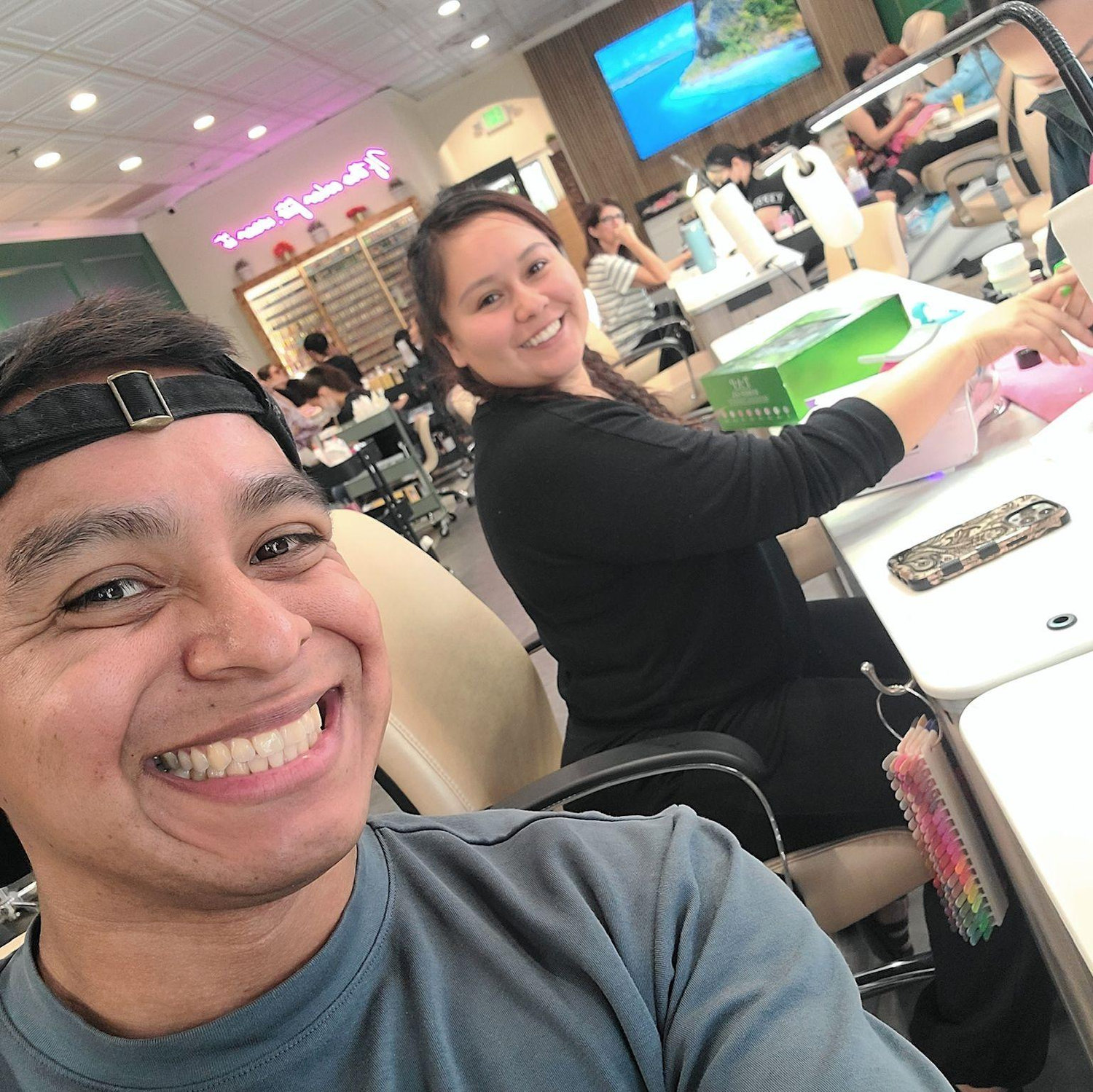 Manny's First Mani Pedi