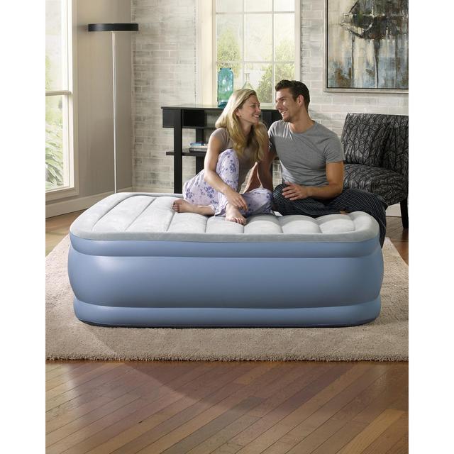 Simmons Beautyrest Hi Loft Queen Size Raised Air Bed Mattress with Express Pump