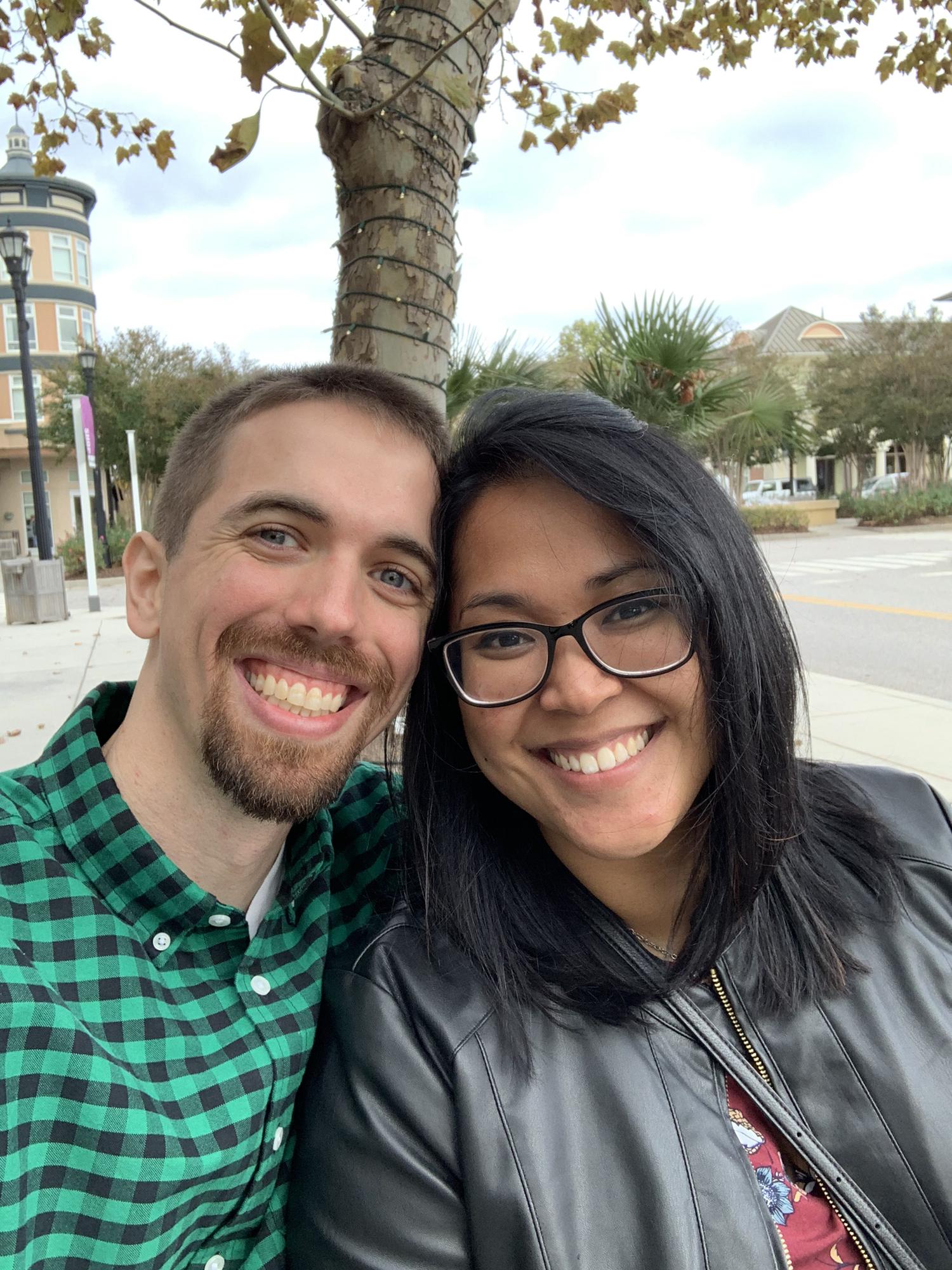 One of our first dates.