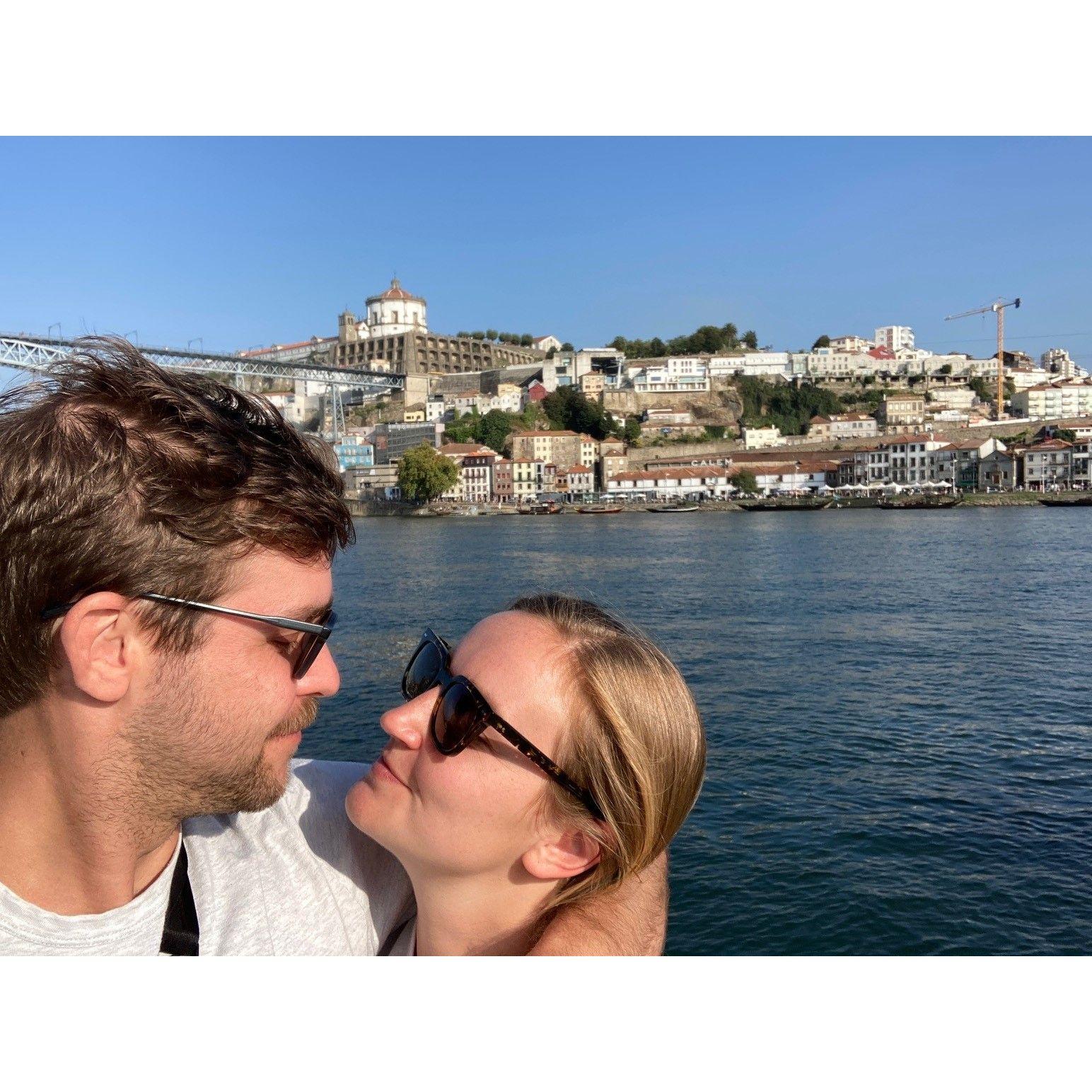 Would have been our first kiss but moments later almost crashed my boat into a rock