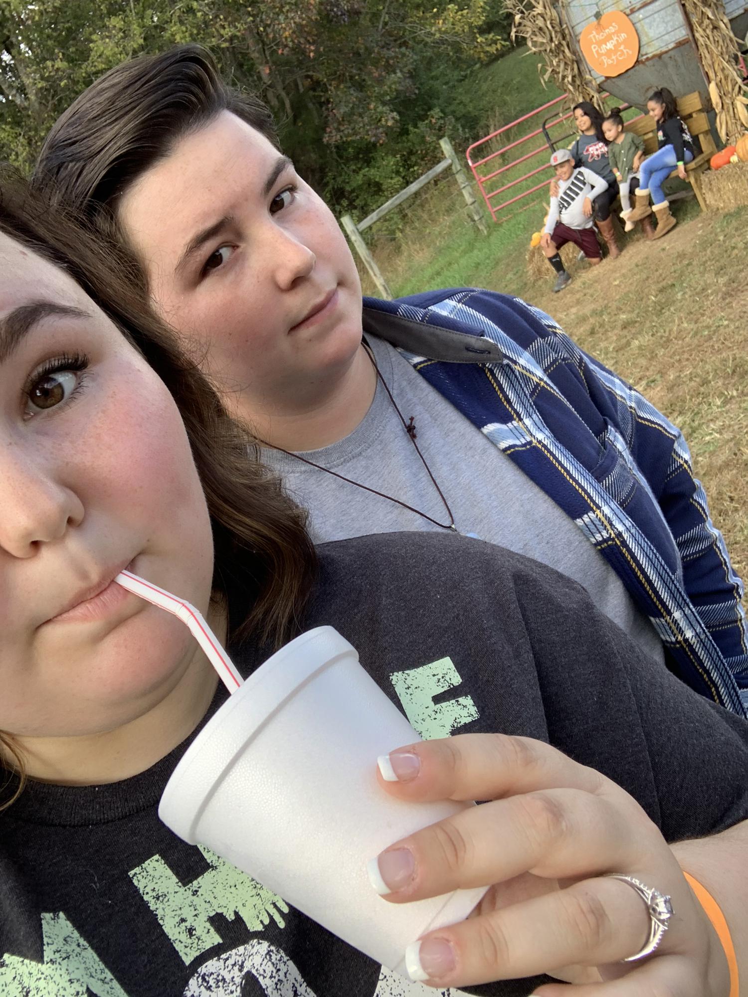 Frozen Lemonade for a HOT fall evening