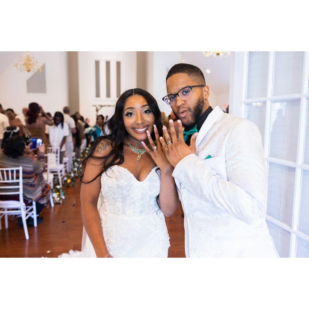 First walk as a married couple