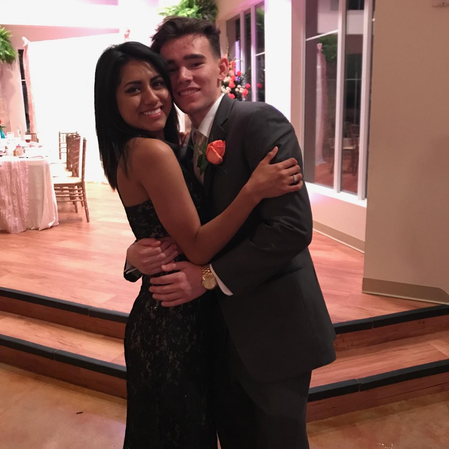 A week in of dating & our first dress up 🤭 such babies!!