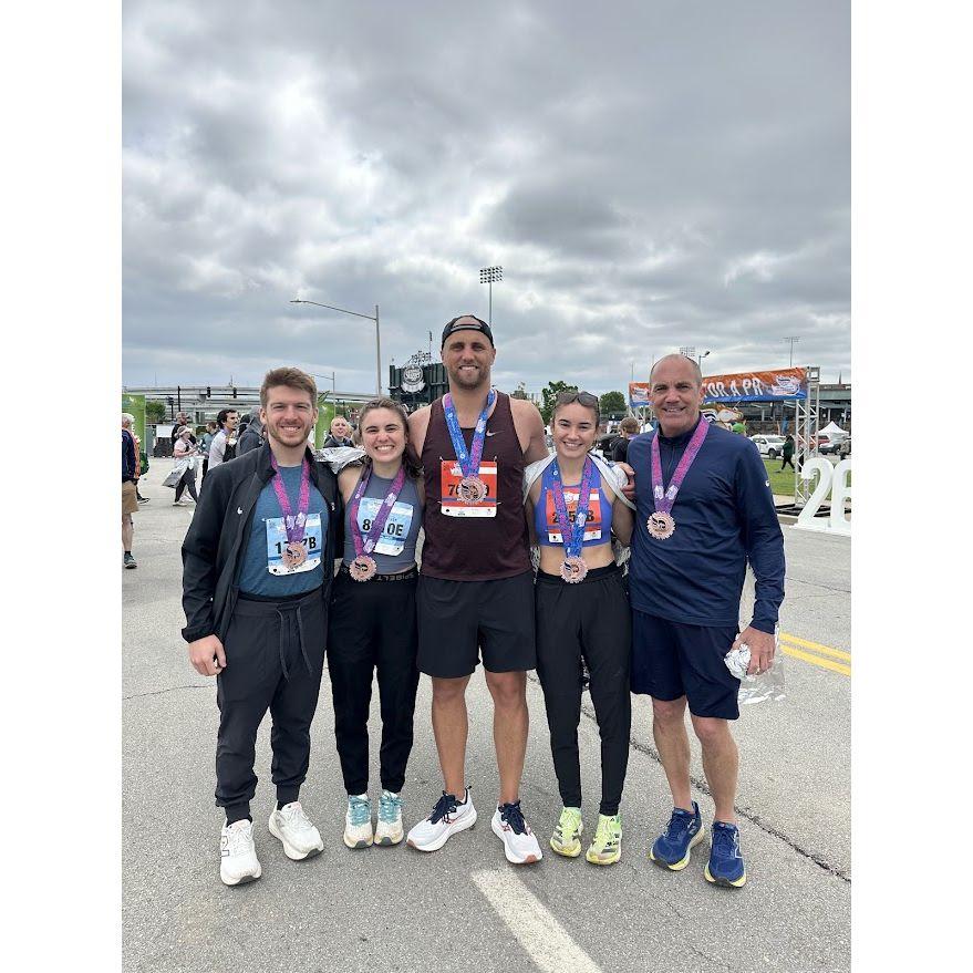 Walker and Abby's first half marathon! Spring 2025