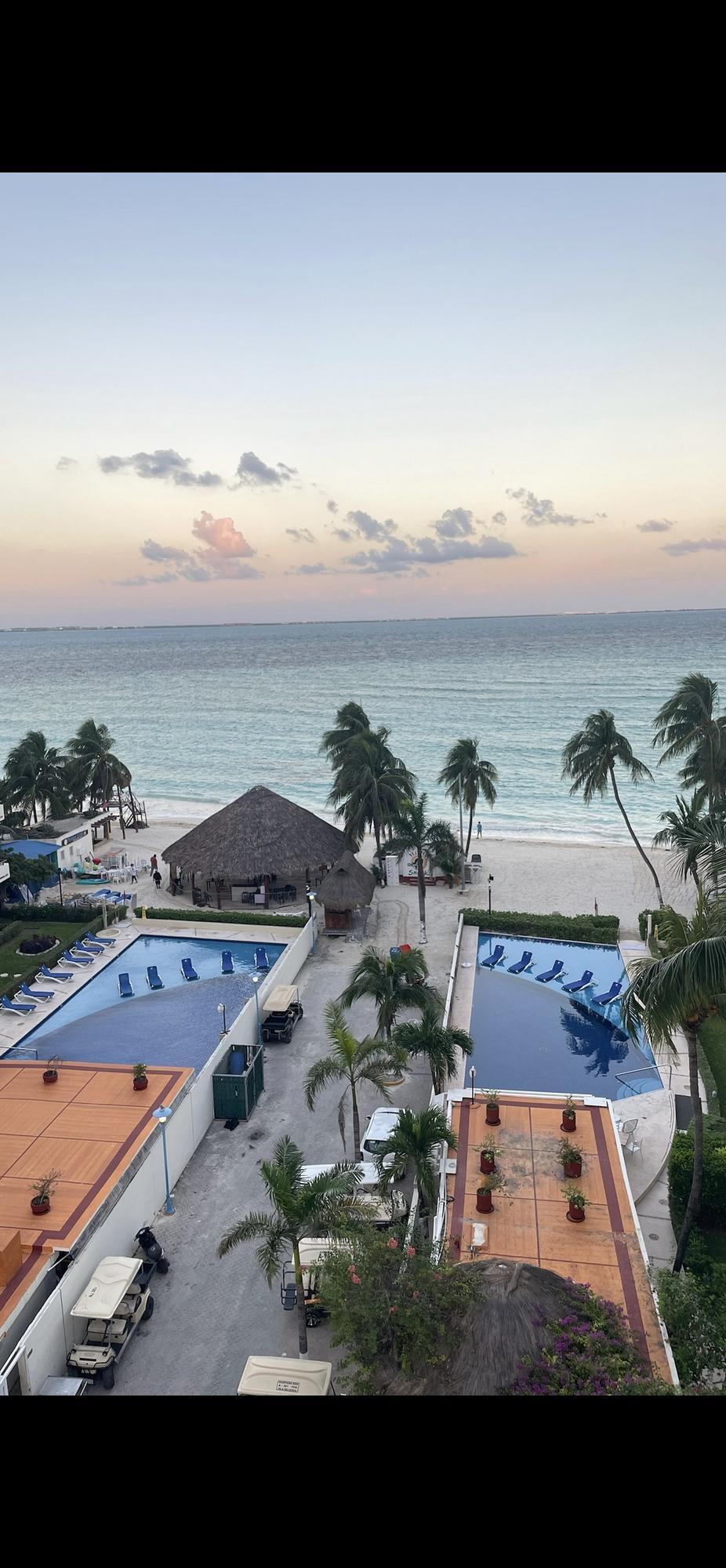 View from the rooftop at Ixchel Hotel!