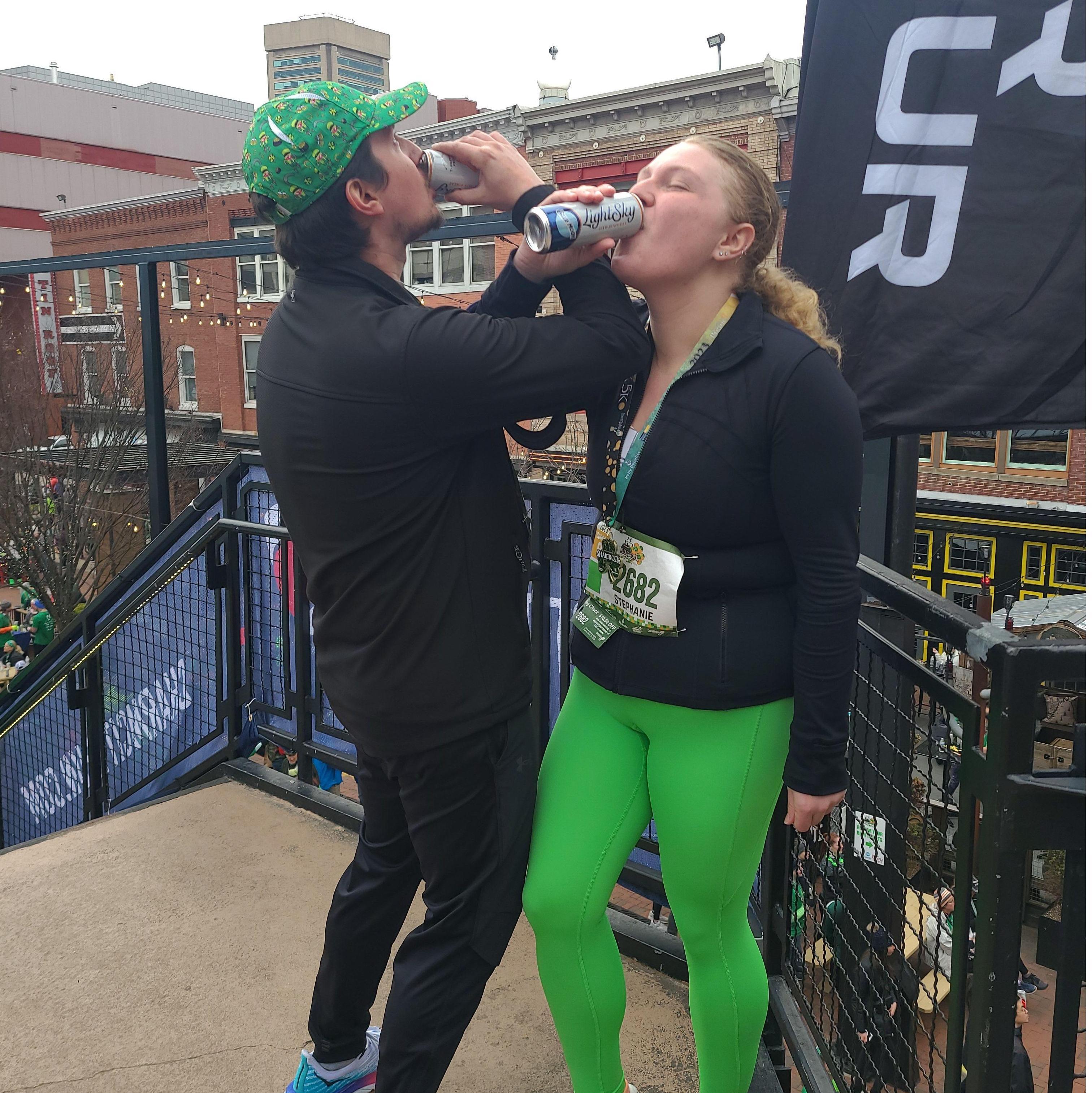 Stephanie dragged Seth into running, but he secretly loved it