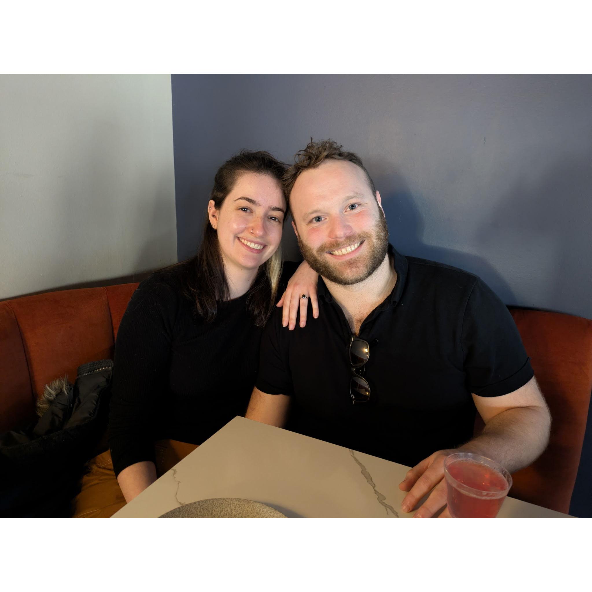 Engagement celebration with the Feinstein parents (Michigan, 2025)