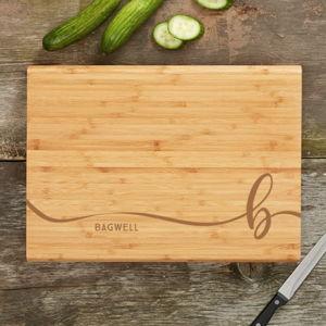 Personalized Bamboo Cutting Board