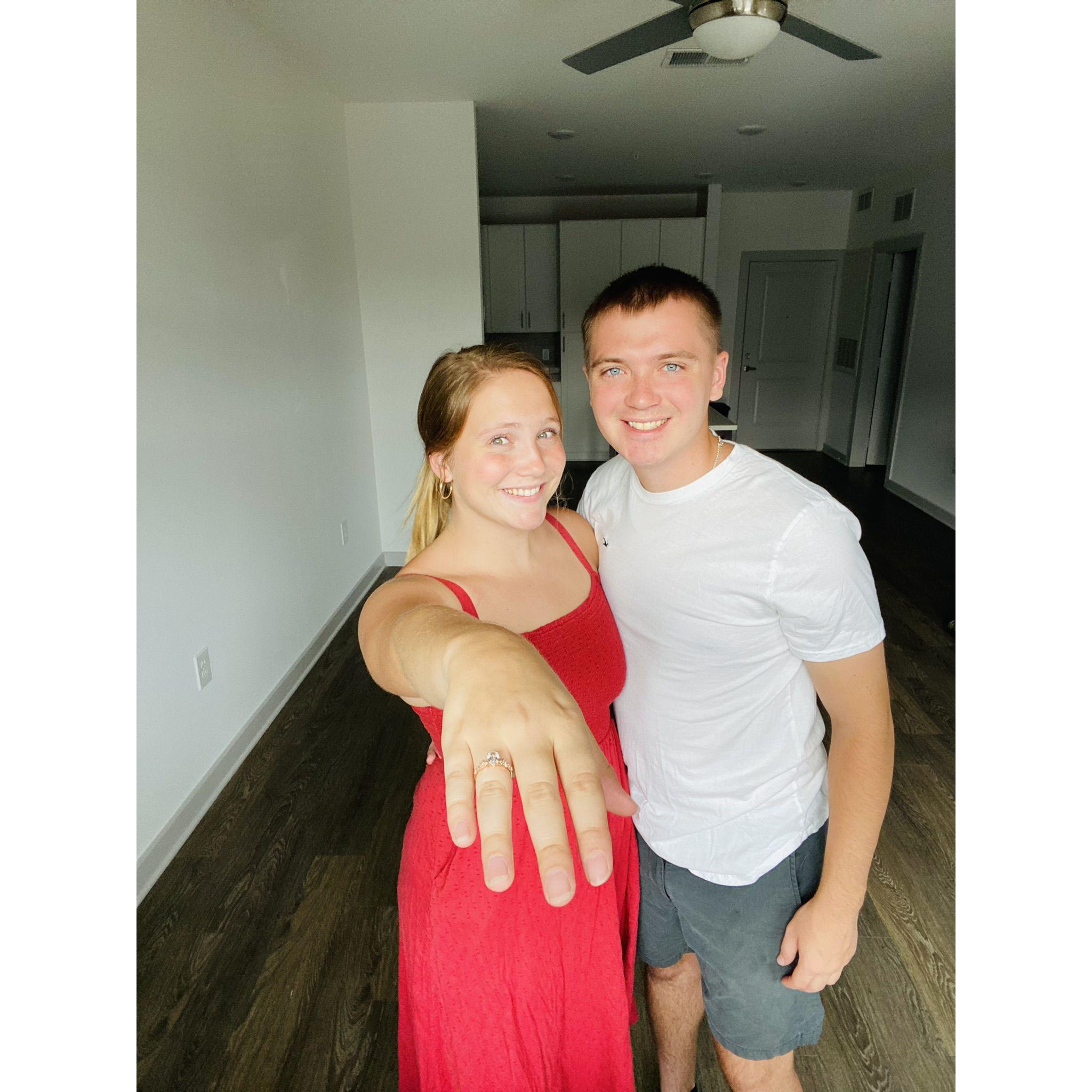 The "We need to tell everyone we are engaged ASAP" photo!