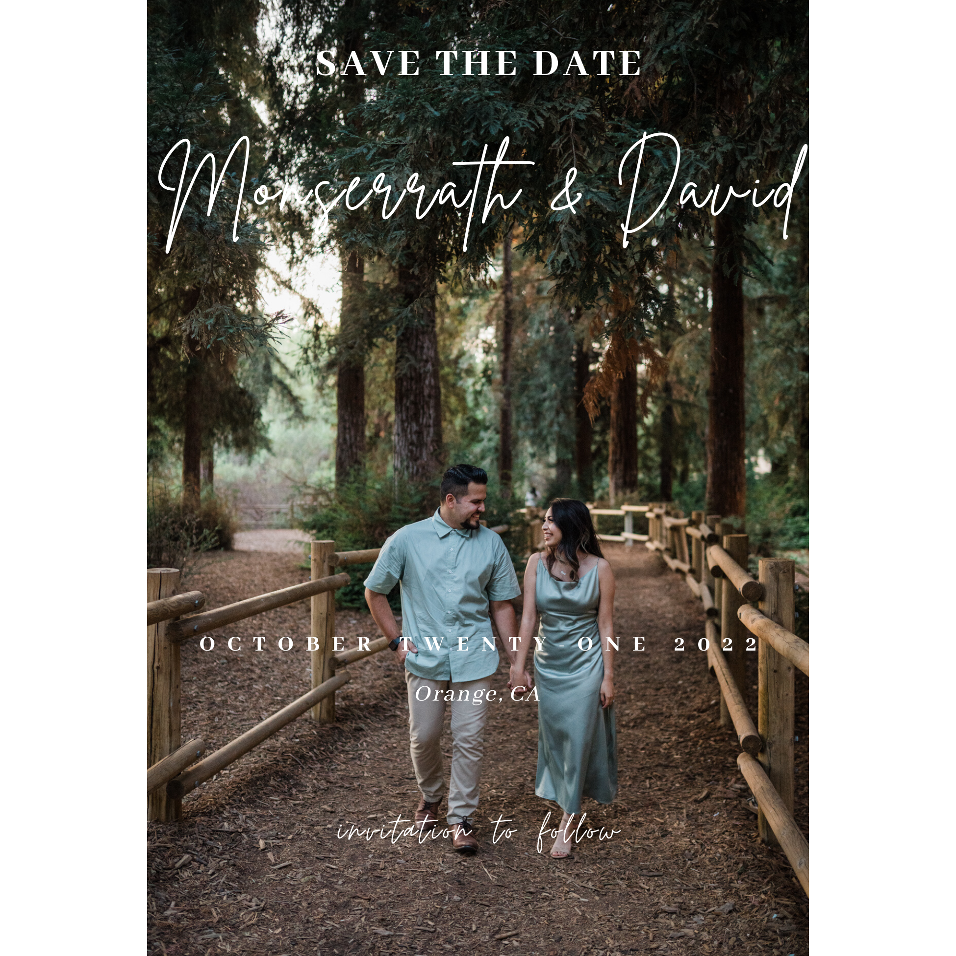 Our save the dates!