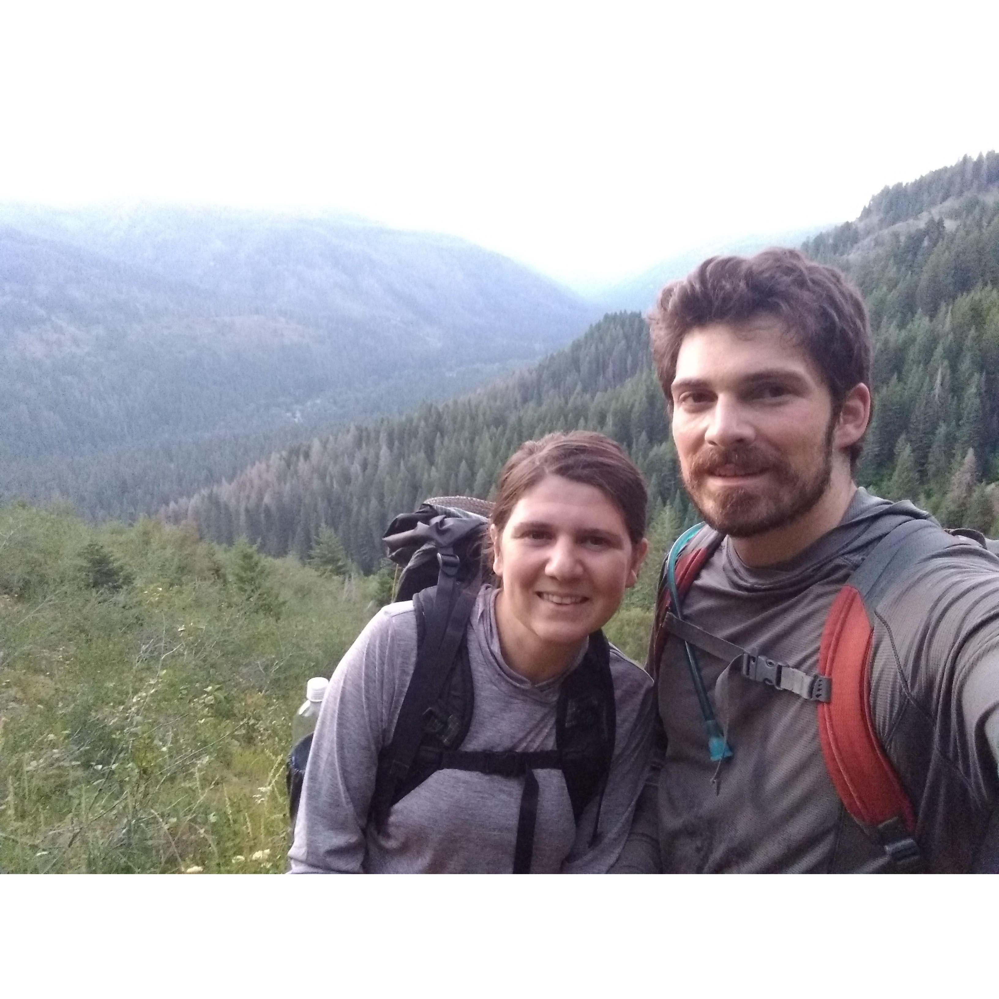 Backpacking in the Wallowa mountains of Oregon about 6 months after transplant!