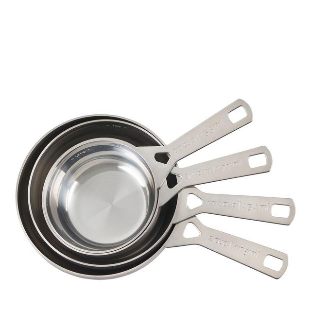 Le Creuset Stainless Steel Batch Baking Measuring Cups, Set of 4