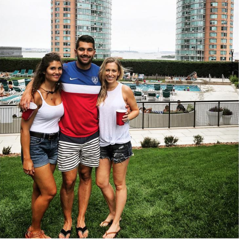 4th of July at our Jersey City apartment with Kirsten.
