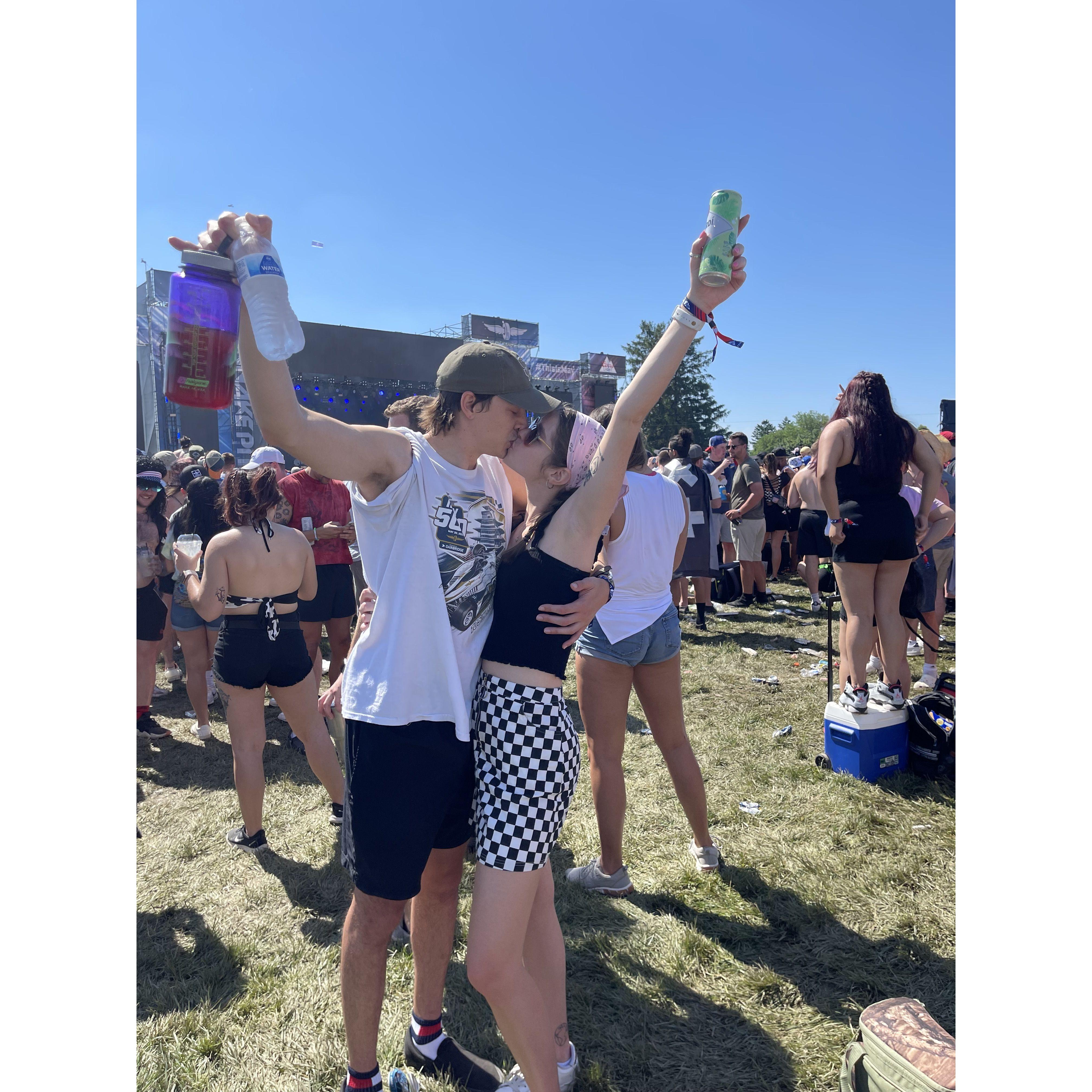 May 2022 - Clarks first INDY500 spent with Sarahs family.