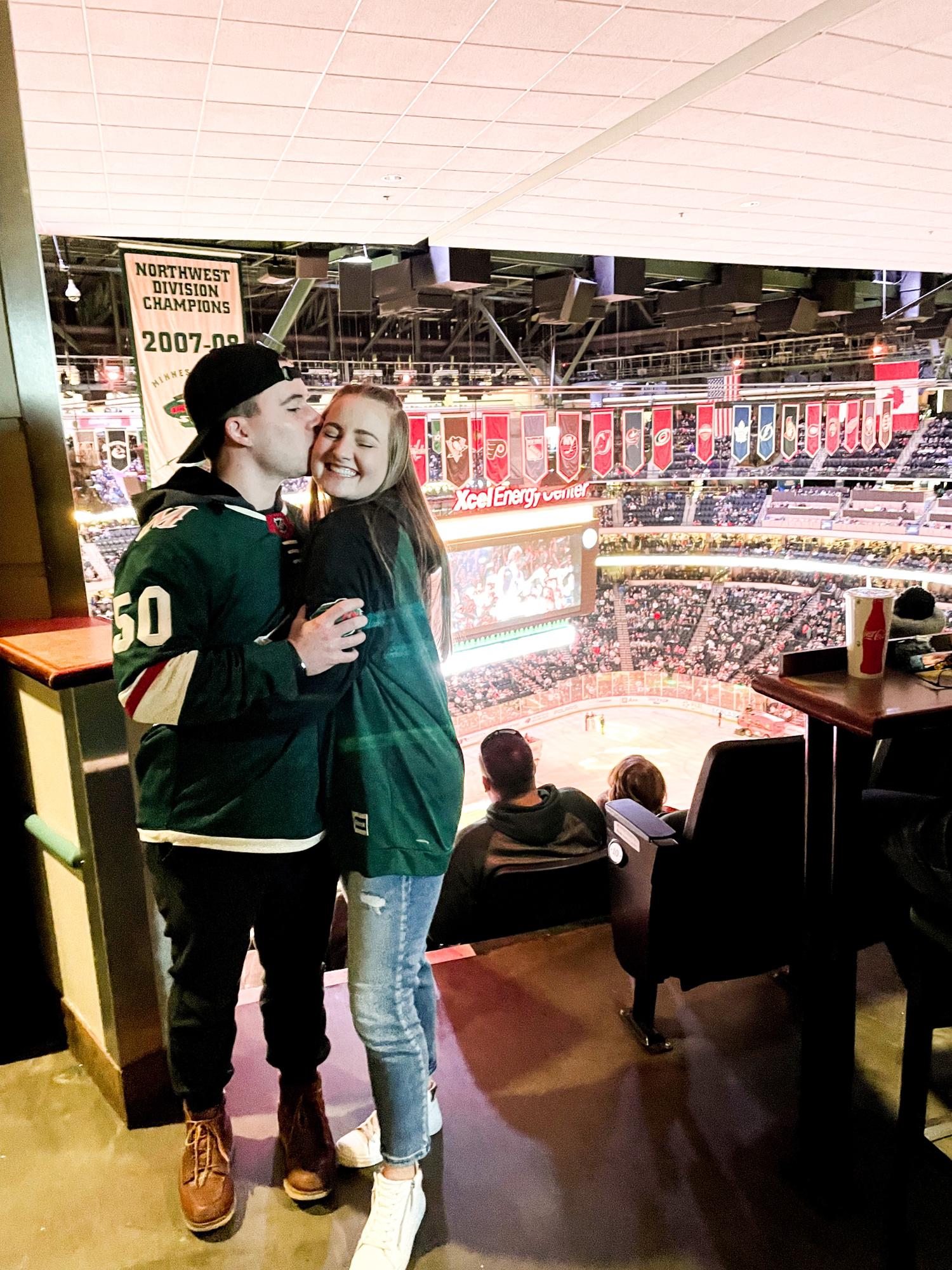 3/27/22 — Morgan’s first Wild game