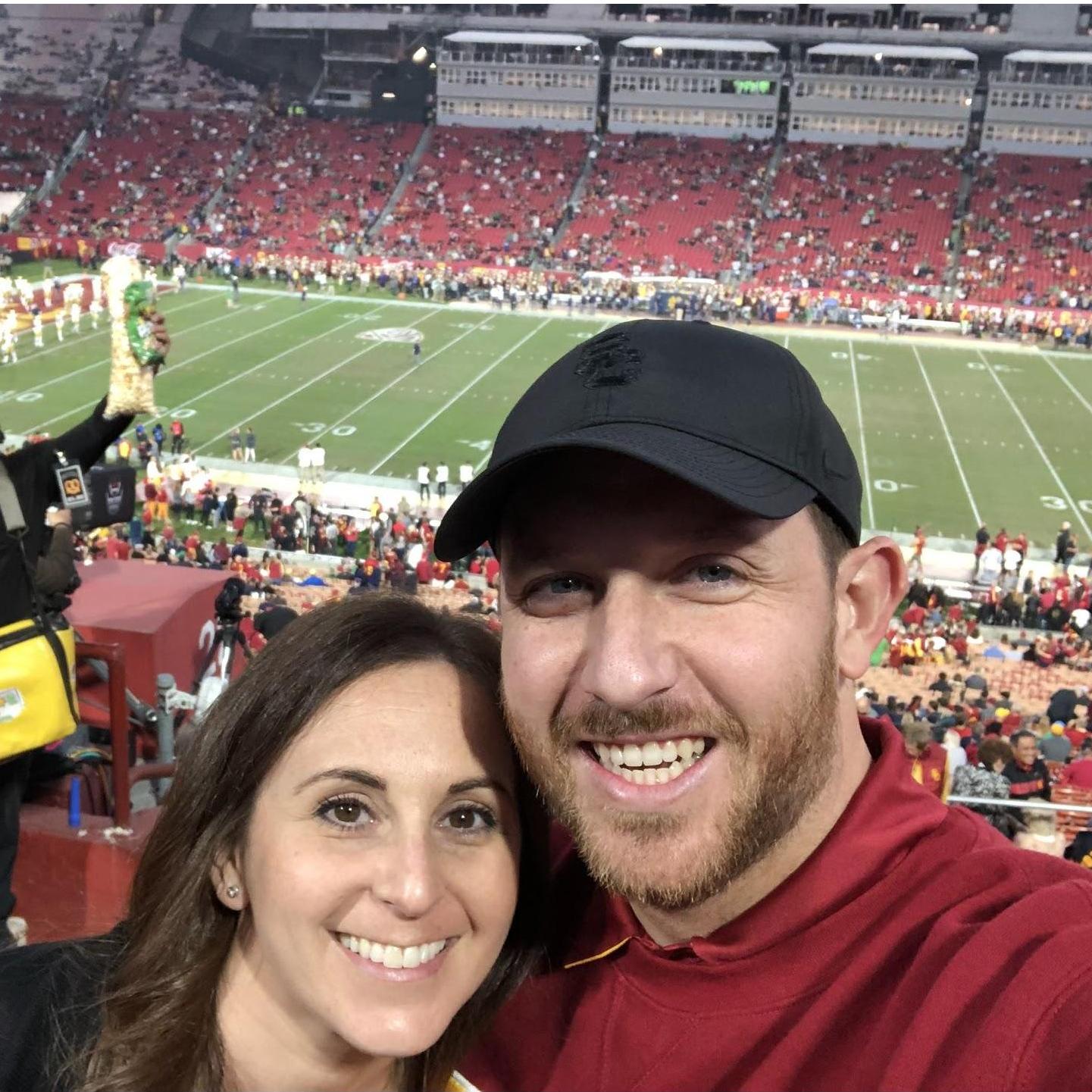 Our first USC vs. Notre Dame game