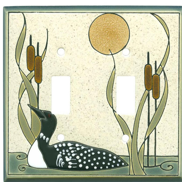 Loon Sand Ceramic Switch Plate