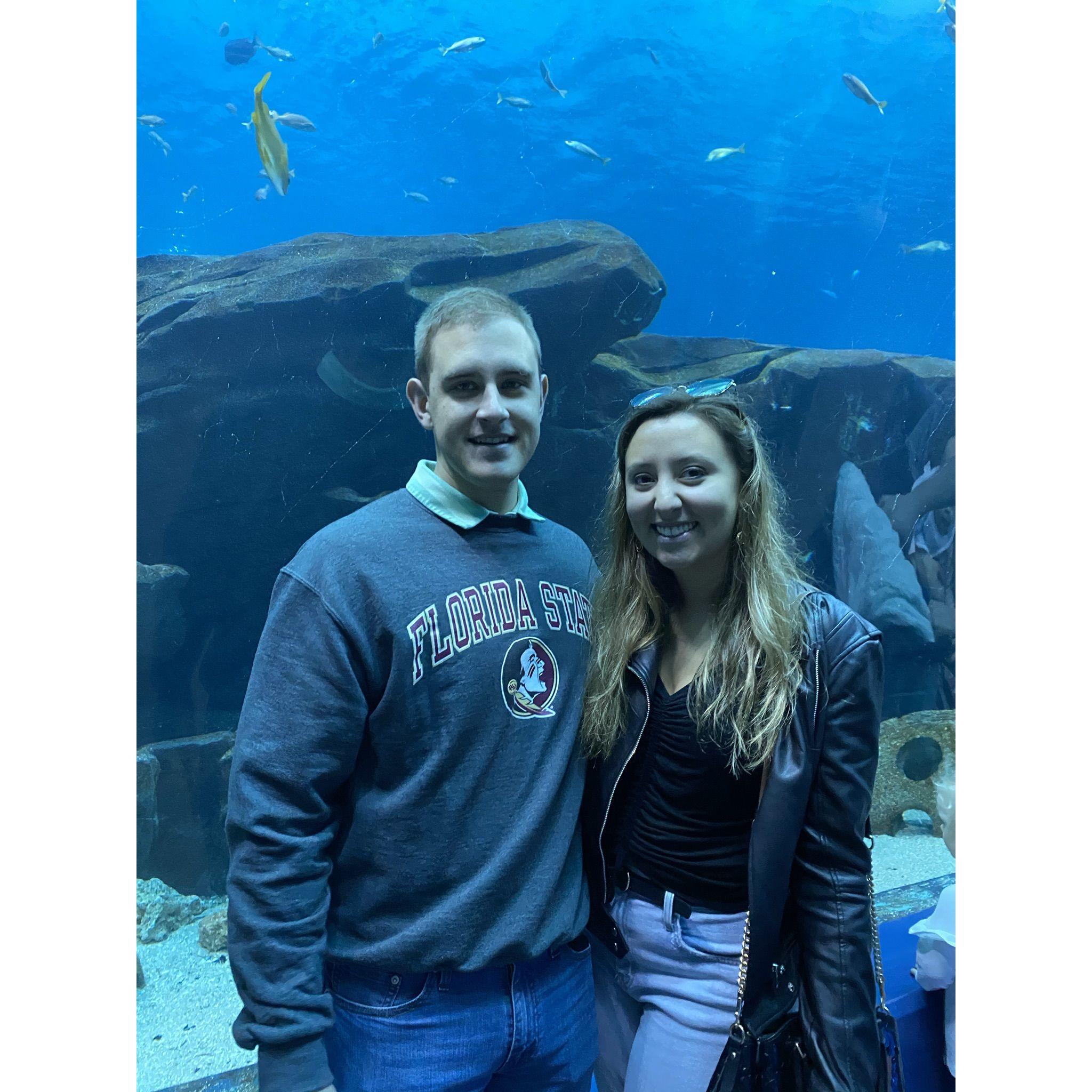 Jordan visits Fred in Atlanta in January of 2020. The two take a trip to the Georgia Aquarium!