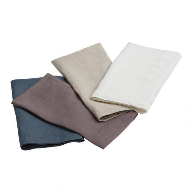 100% Linen Napkins Set Of 4
